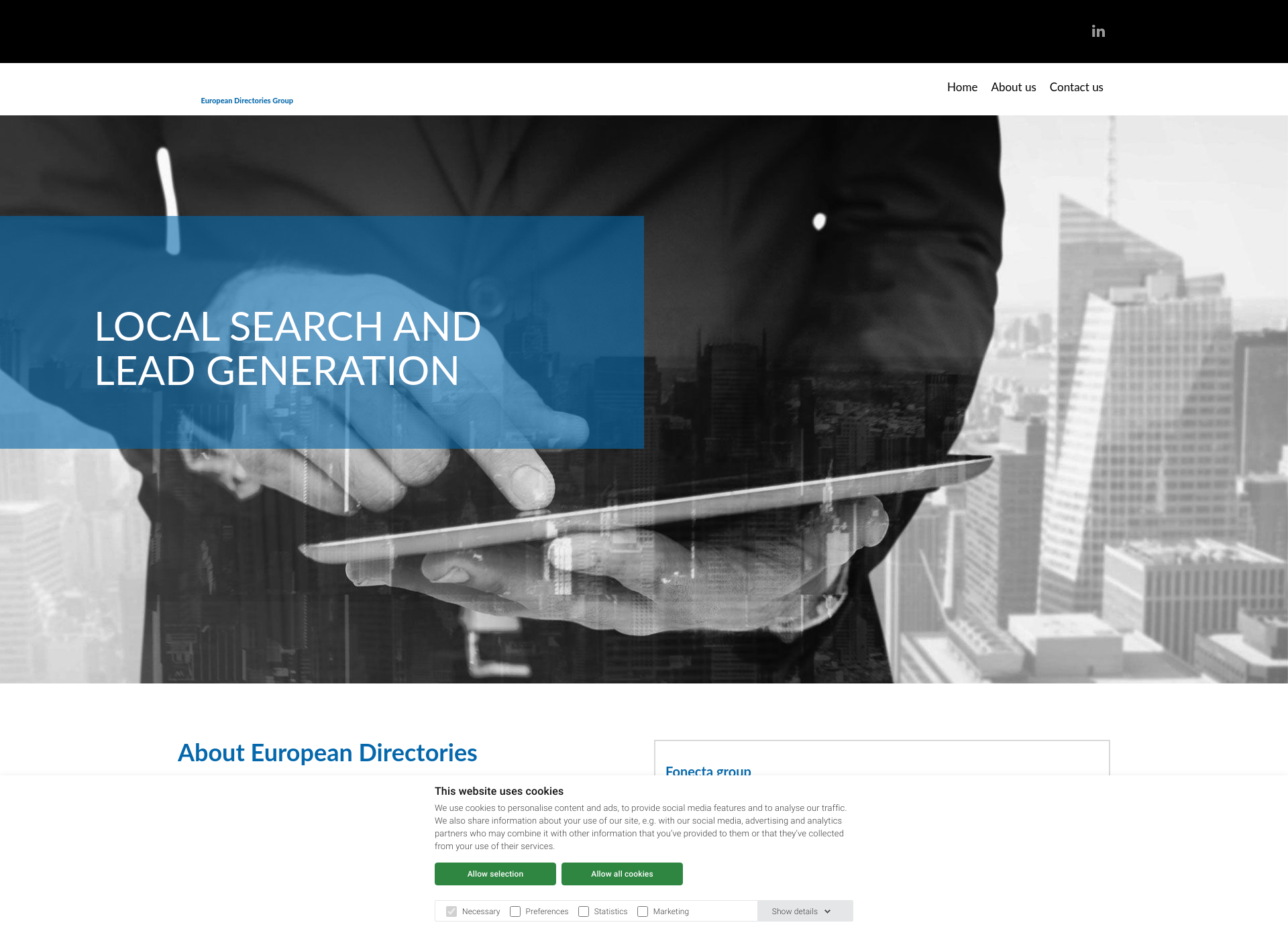 Screenshot for europeandirectories.fi