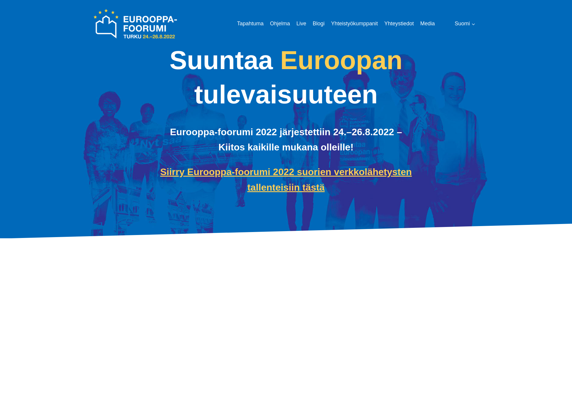 Screenshot for europeforum.fi
