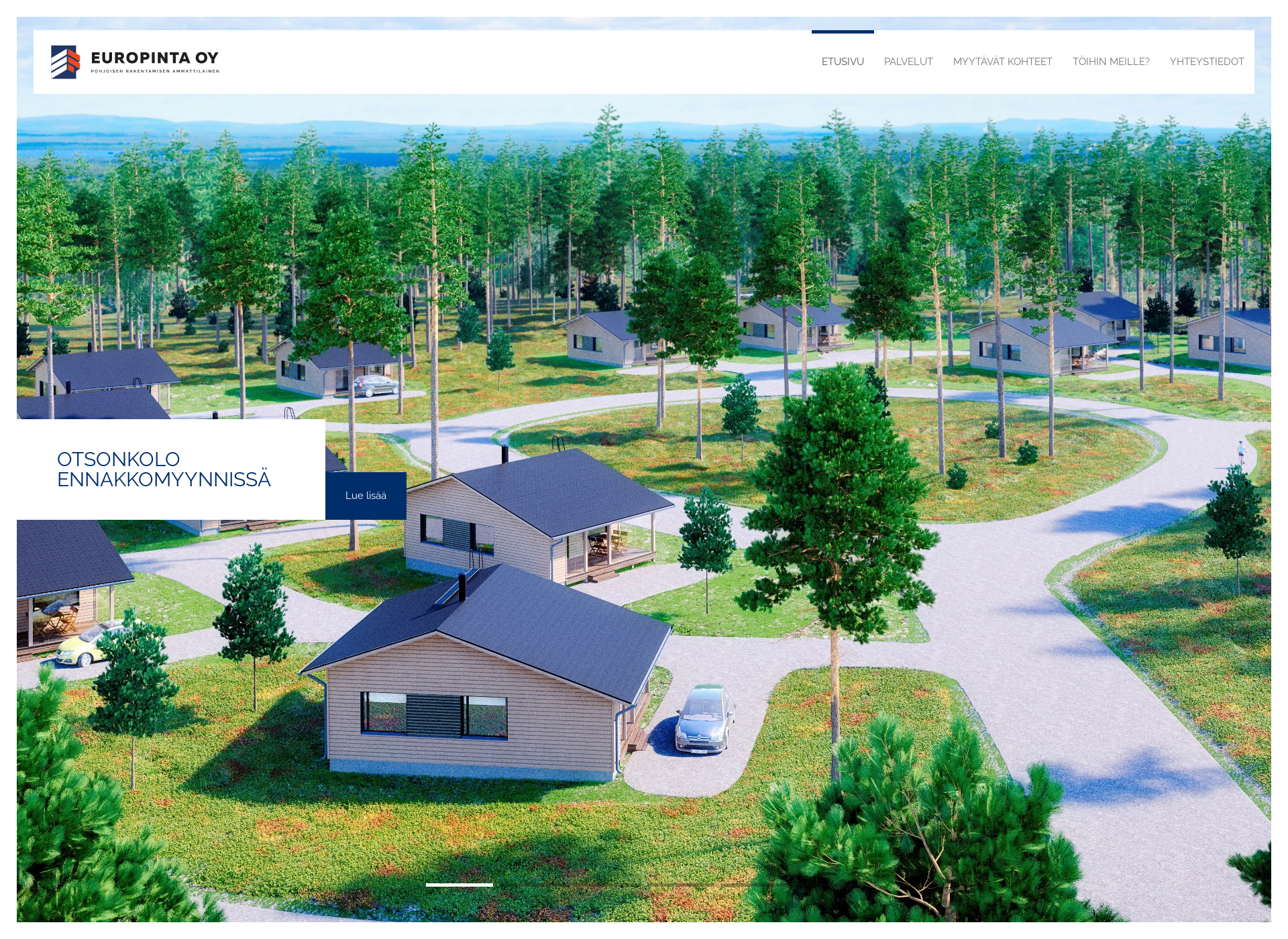 Screenshot for europinta.fi