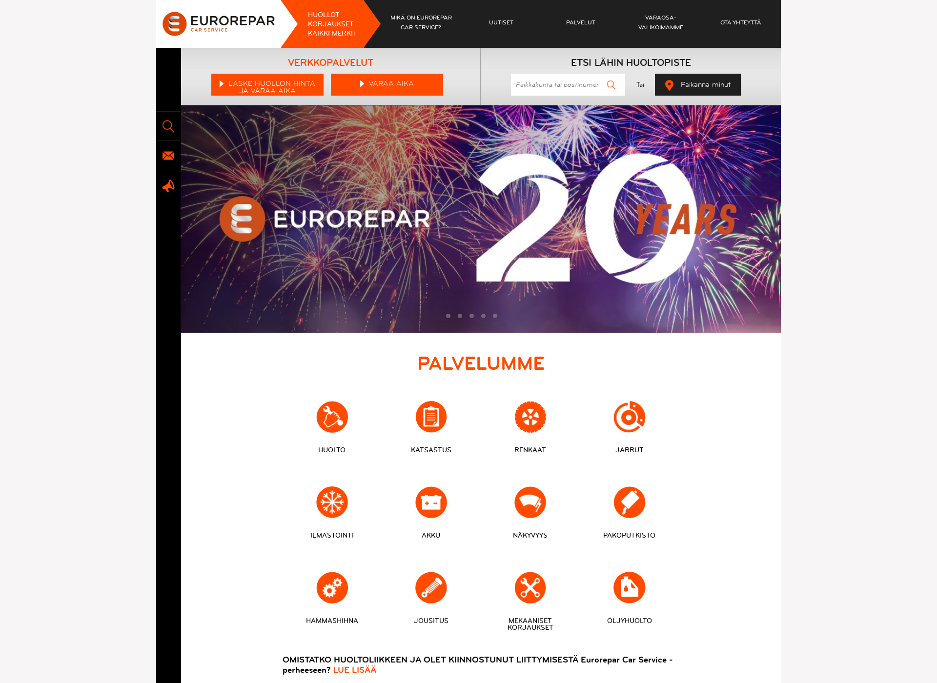 Screenshot for eurorepar.fi