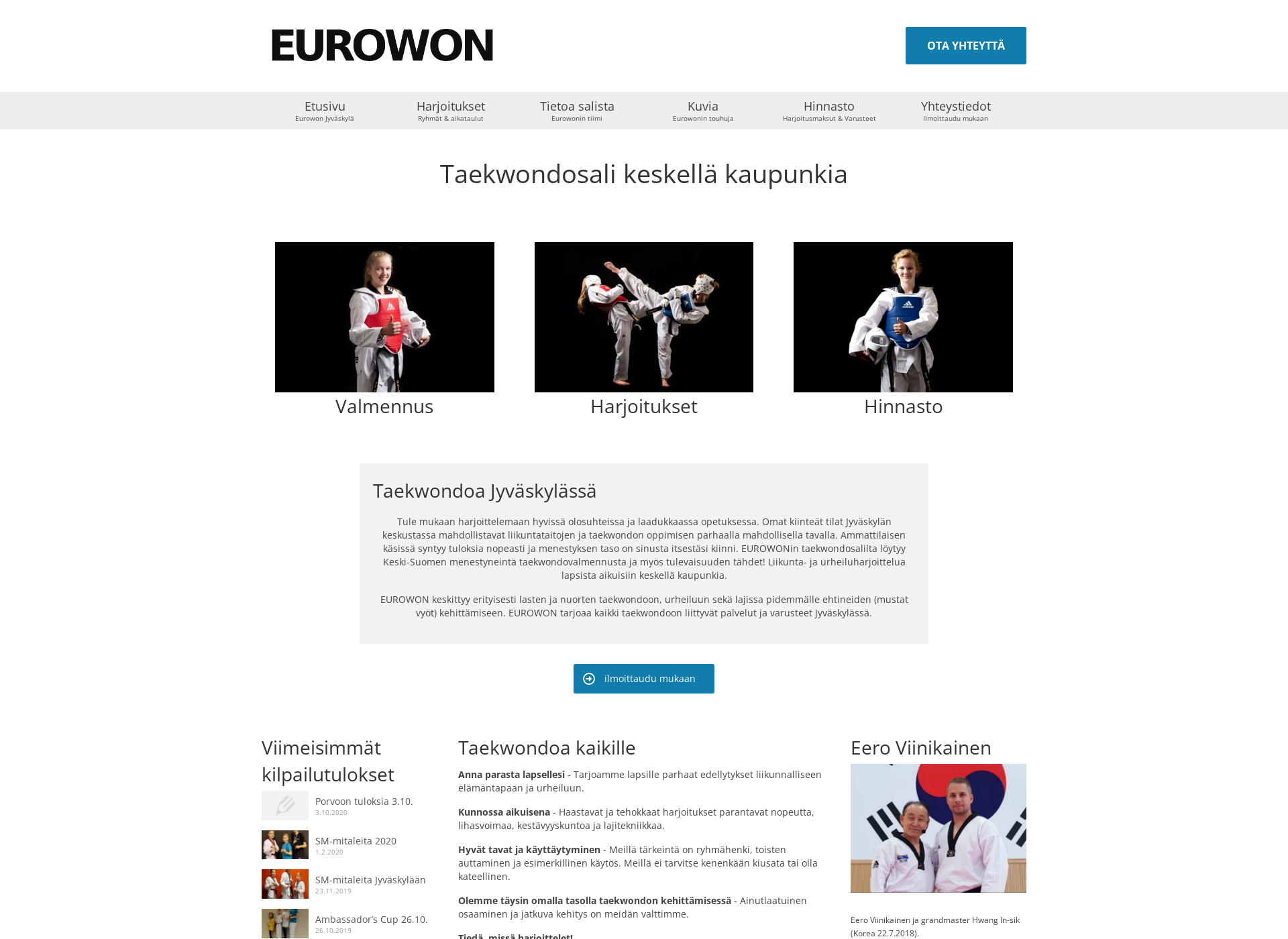 Screenshot for eurowon.fi