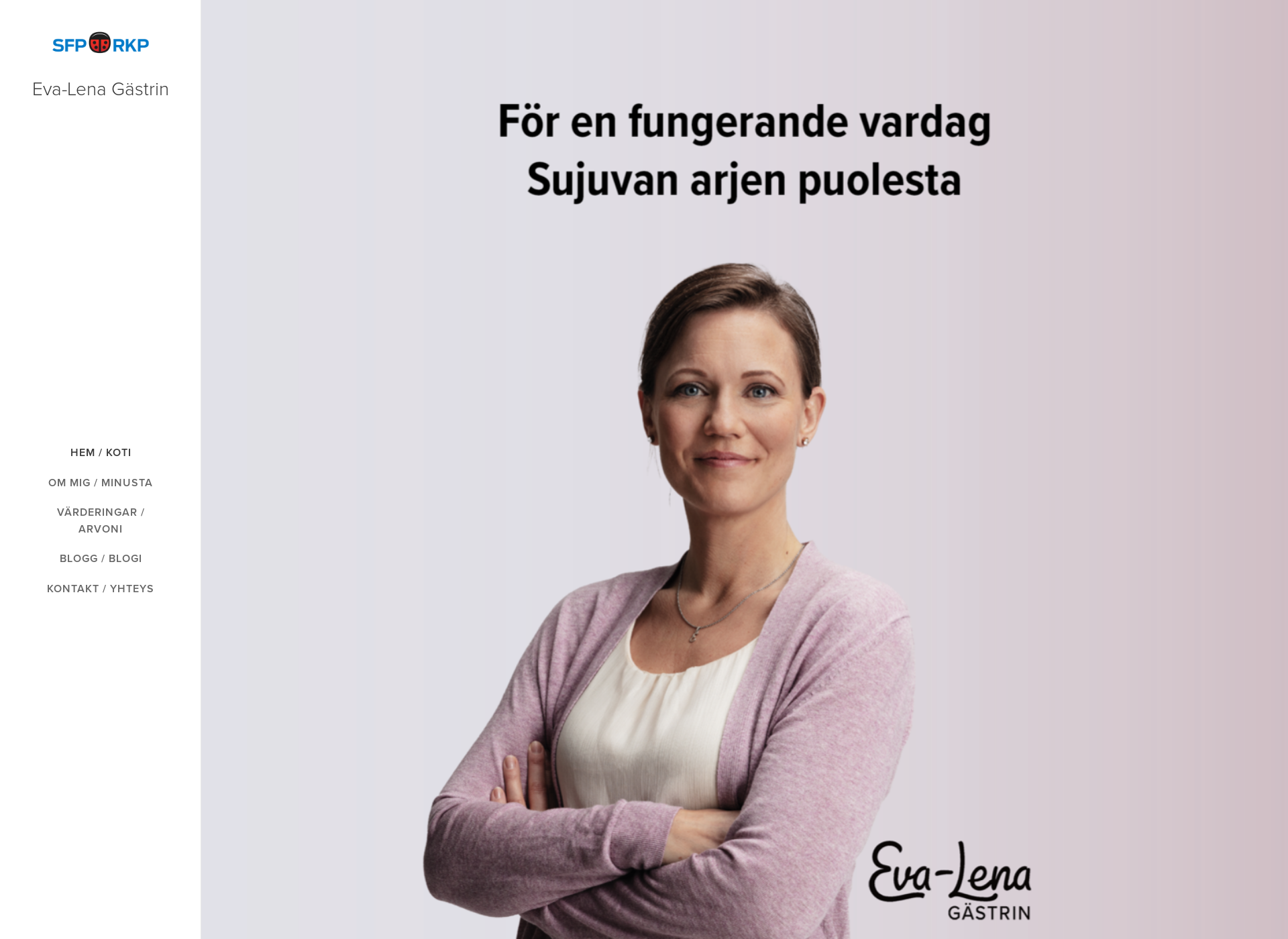 Screenshot for evalenagastrin.fi