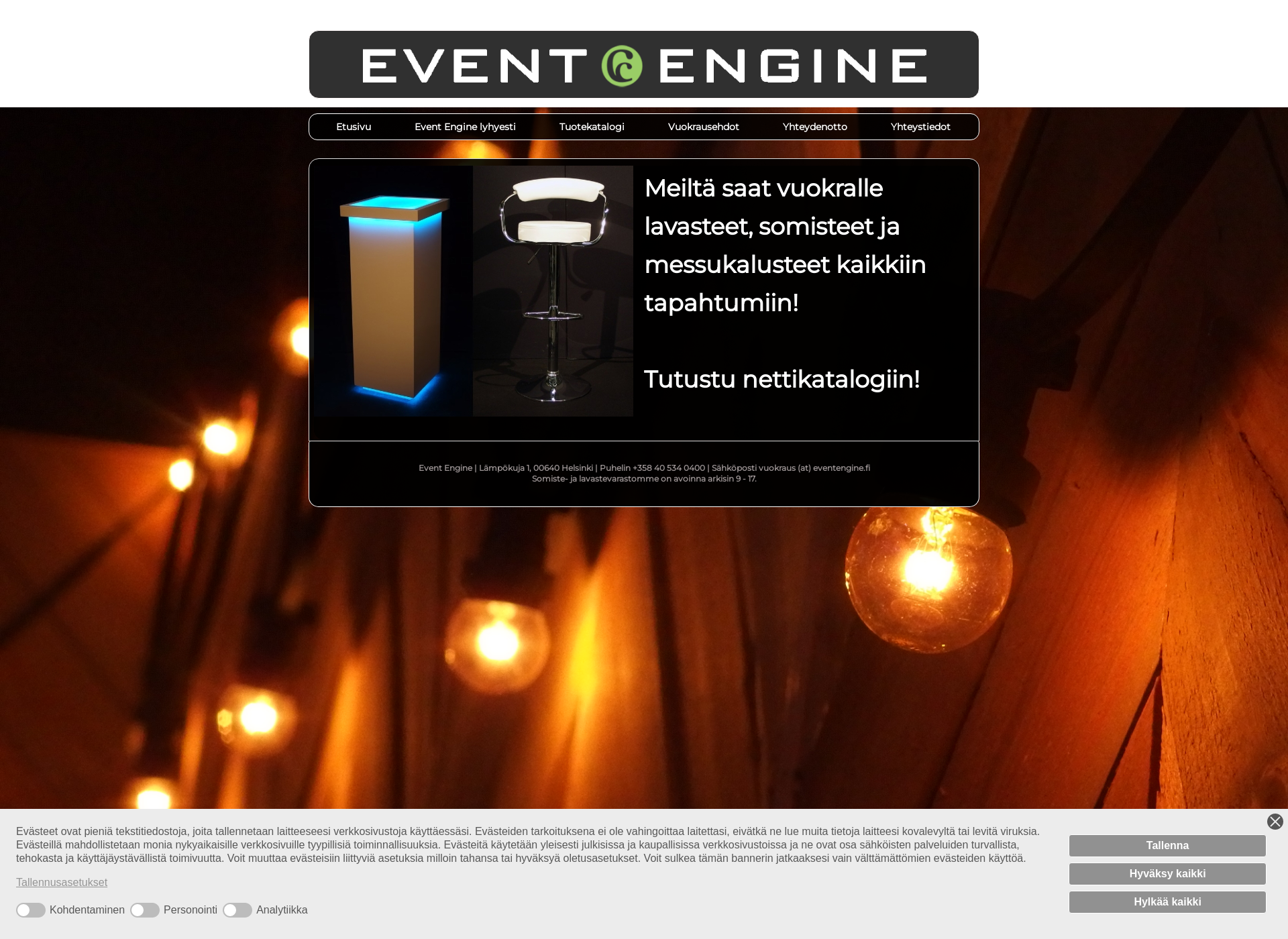 Screenshot for eventengine.fi