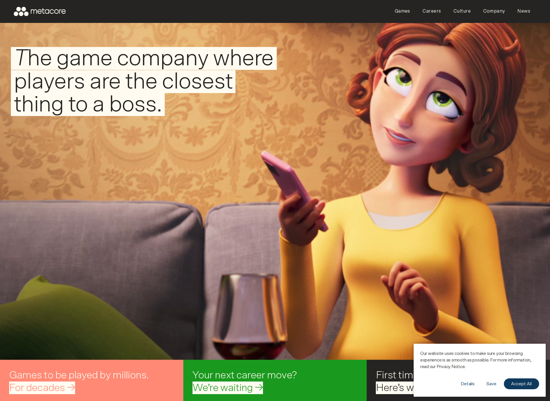 Skärmdump för everyweargames.com