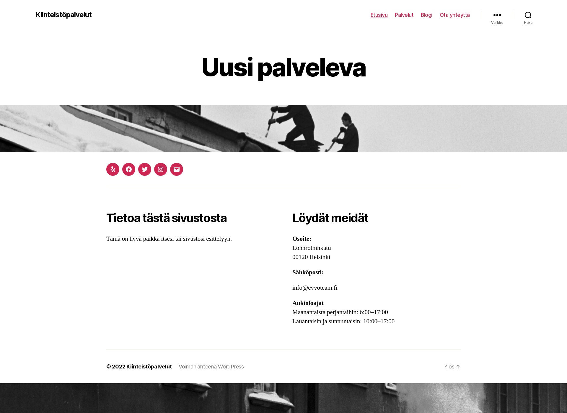 Screenshot for evvoteam.fi