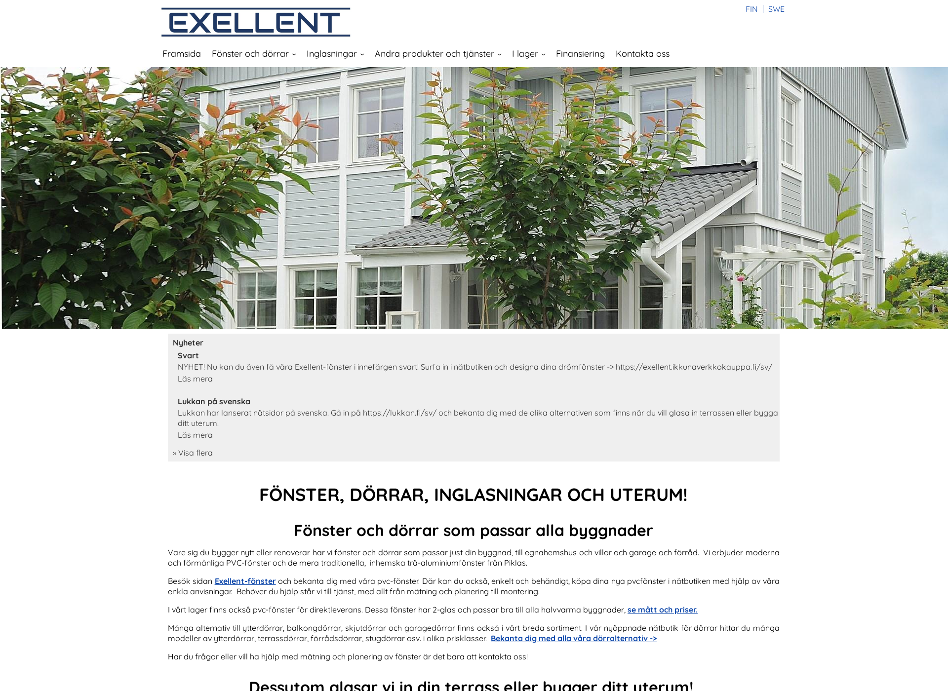 Screenshot for exellent.fi