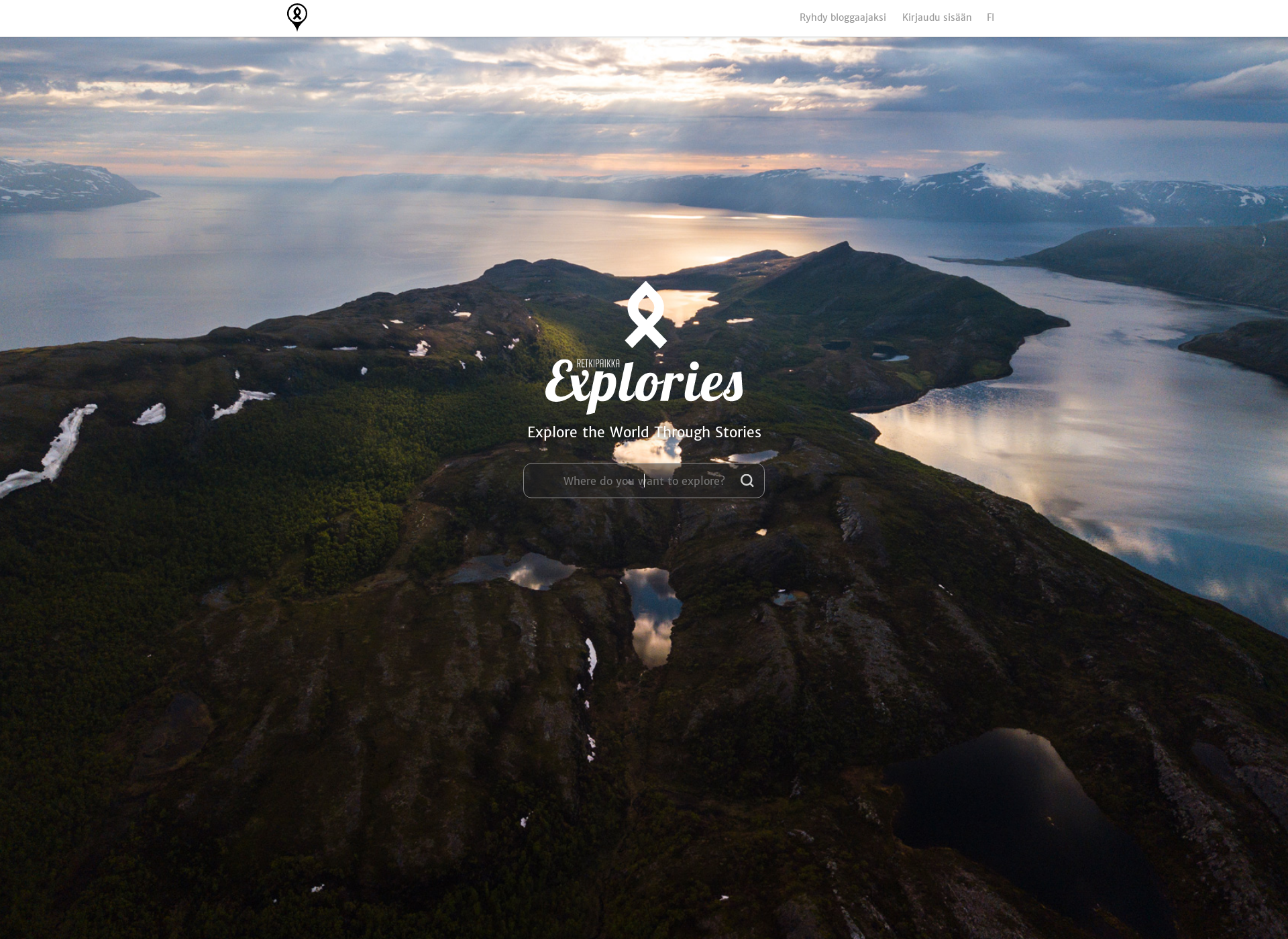 Screenshot for explories.fi