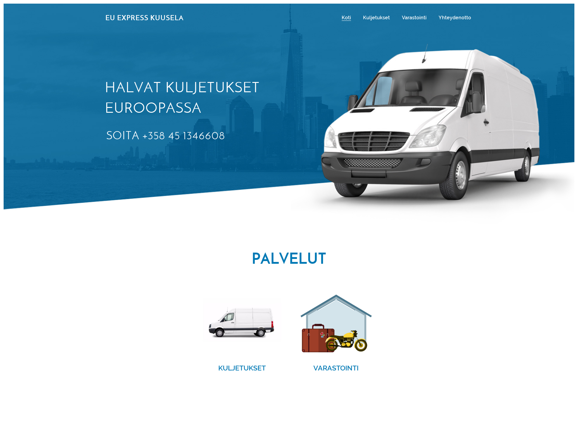 Screenshot for expresskuusela.fi