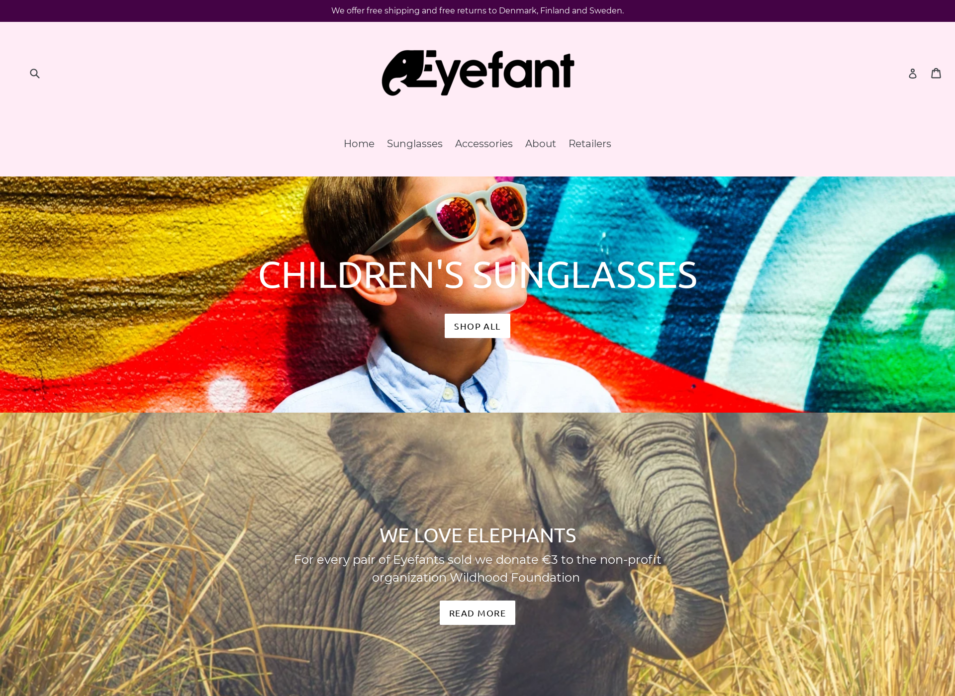 Screenshot for eyefant.fi