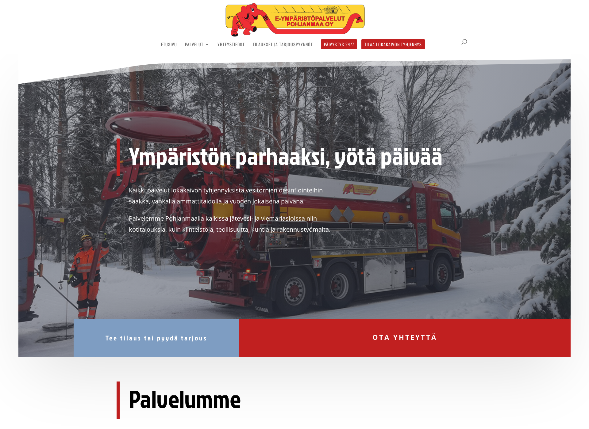 Screenshot for eypohjanmaa.fi