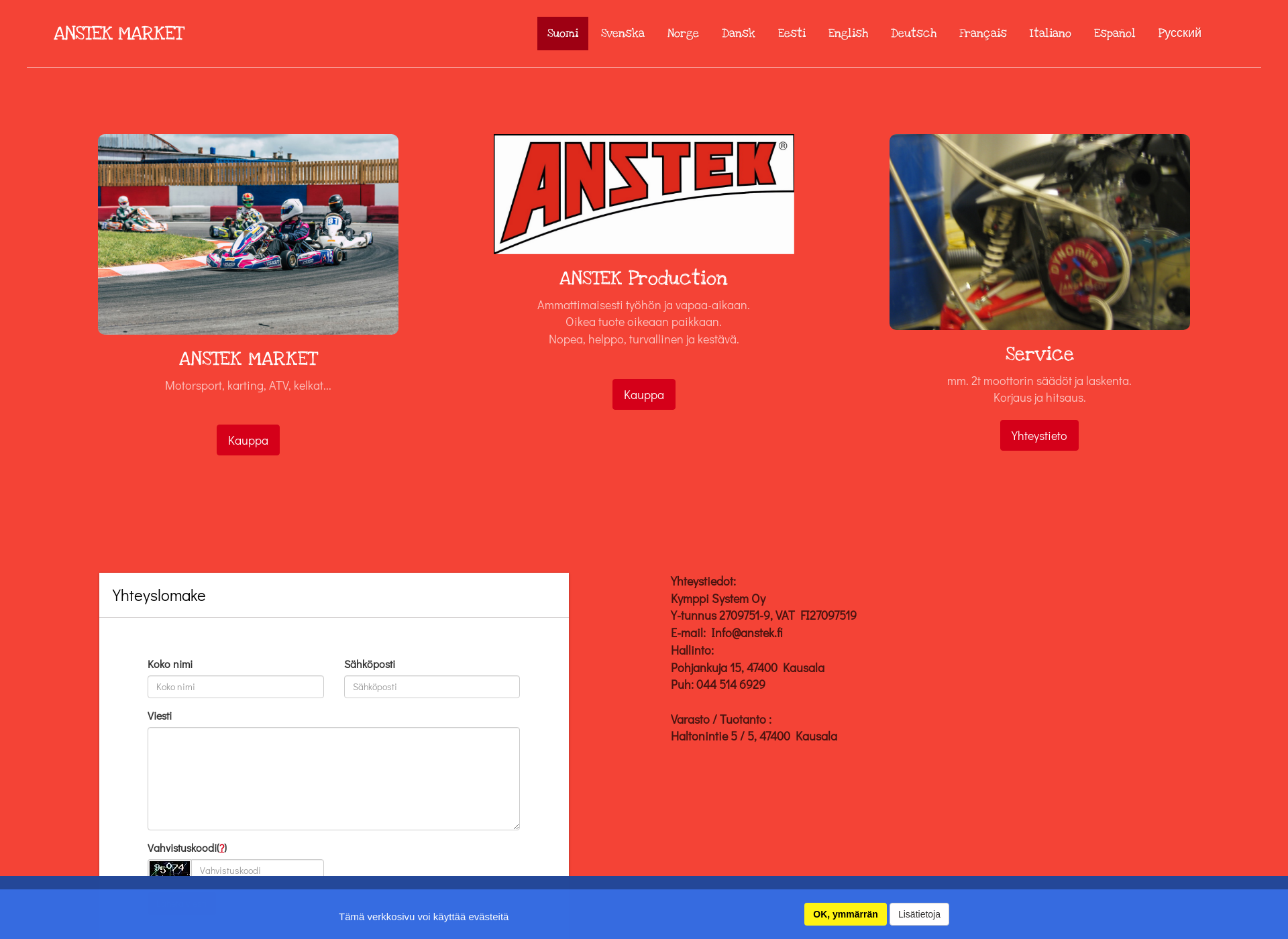 Screenshot for f1market.fi