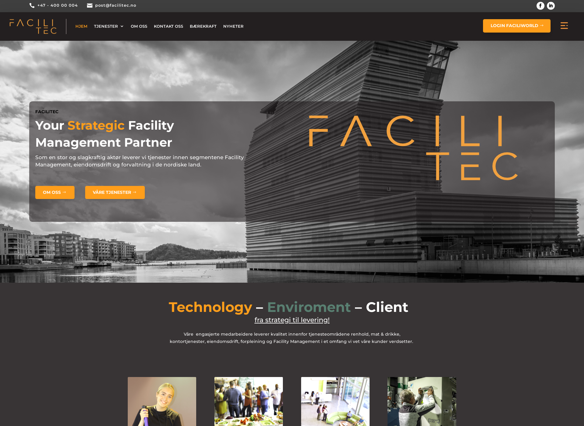 Screenshot for facilitec.fi