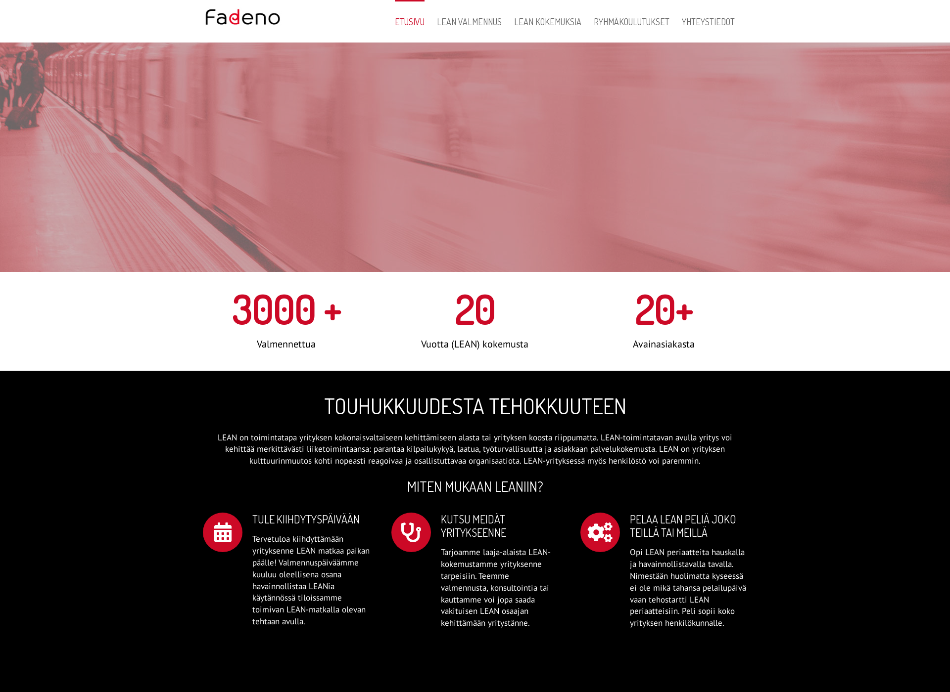 Screenshot for fadeno.fi