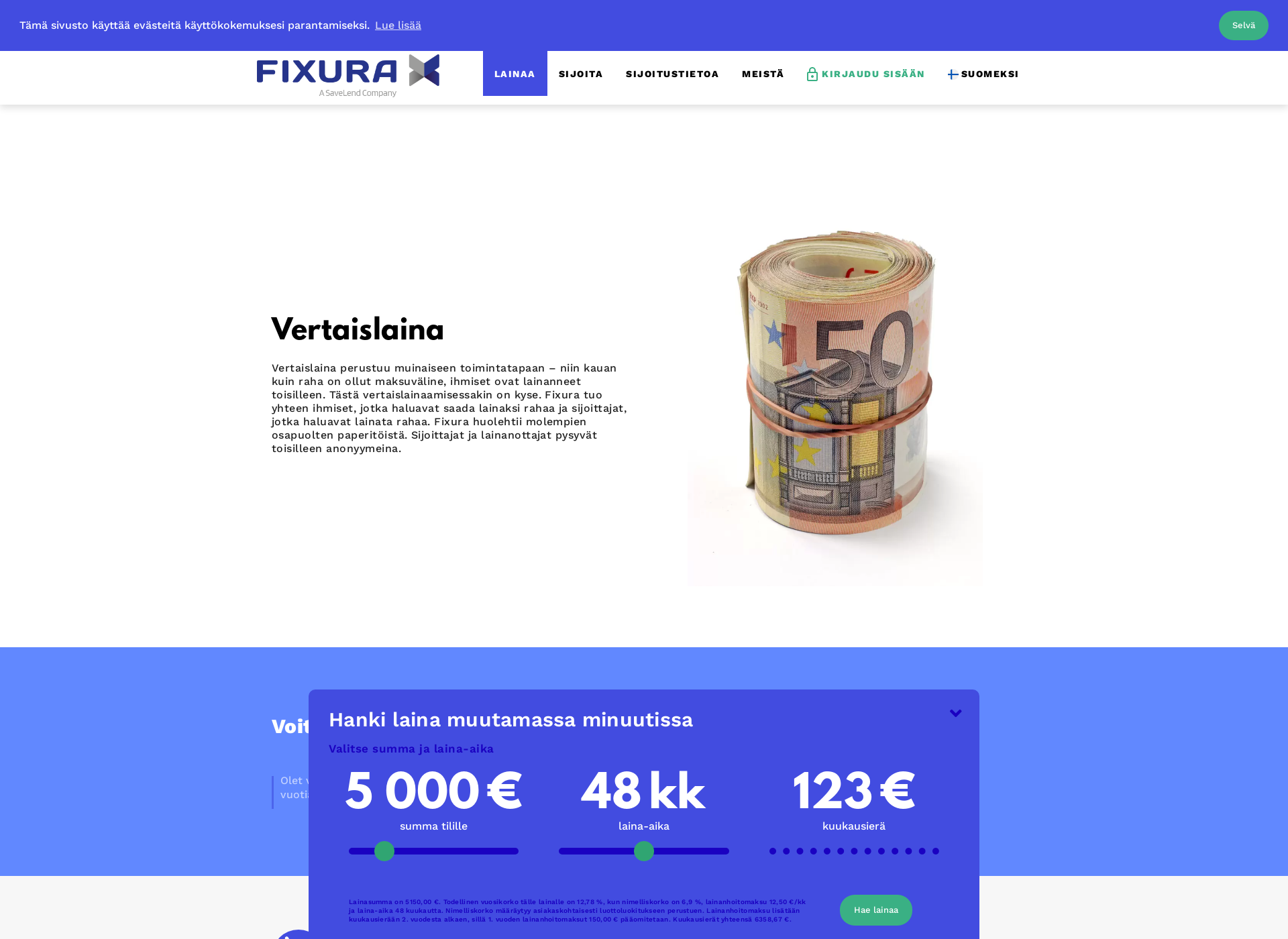 Screenshot for faircredit.fi