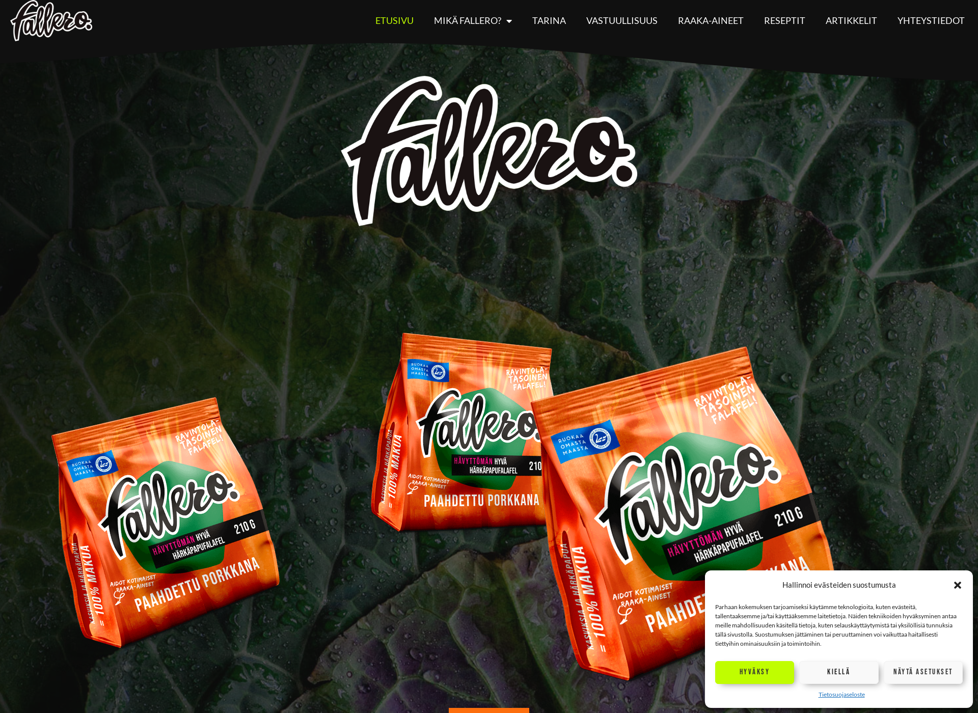 Screenshot for fallero.fi