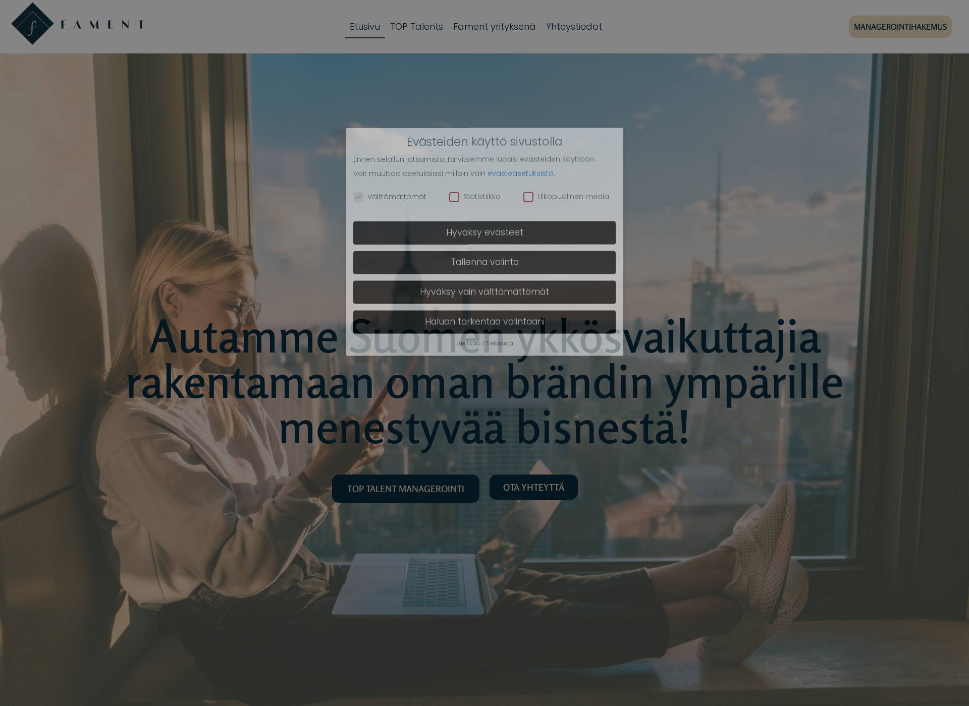 Screenshot for fament.fi
