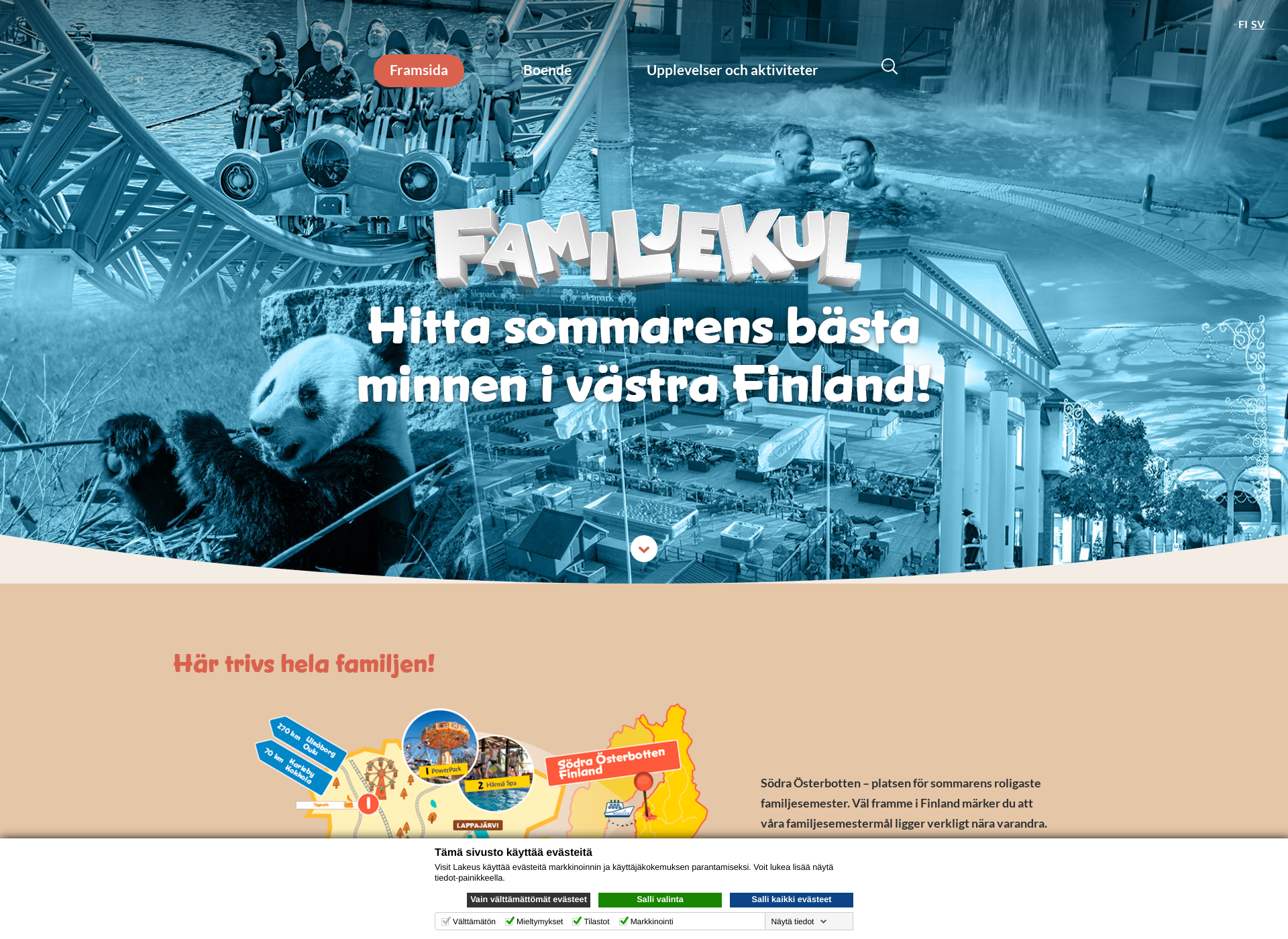 Screenshot for familjekul.fi