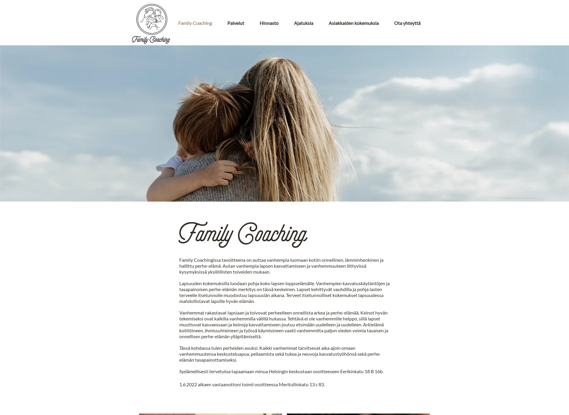 Screenshot for familycoaching.fi