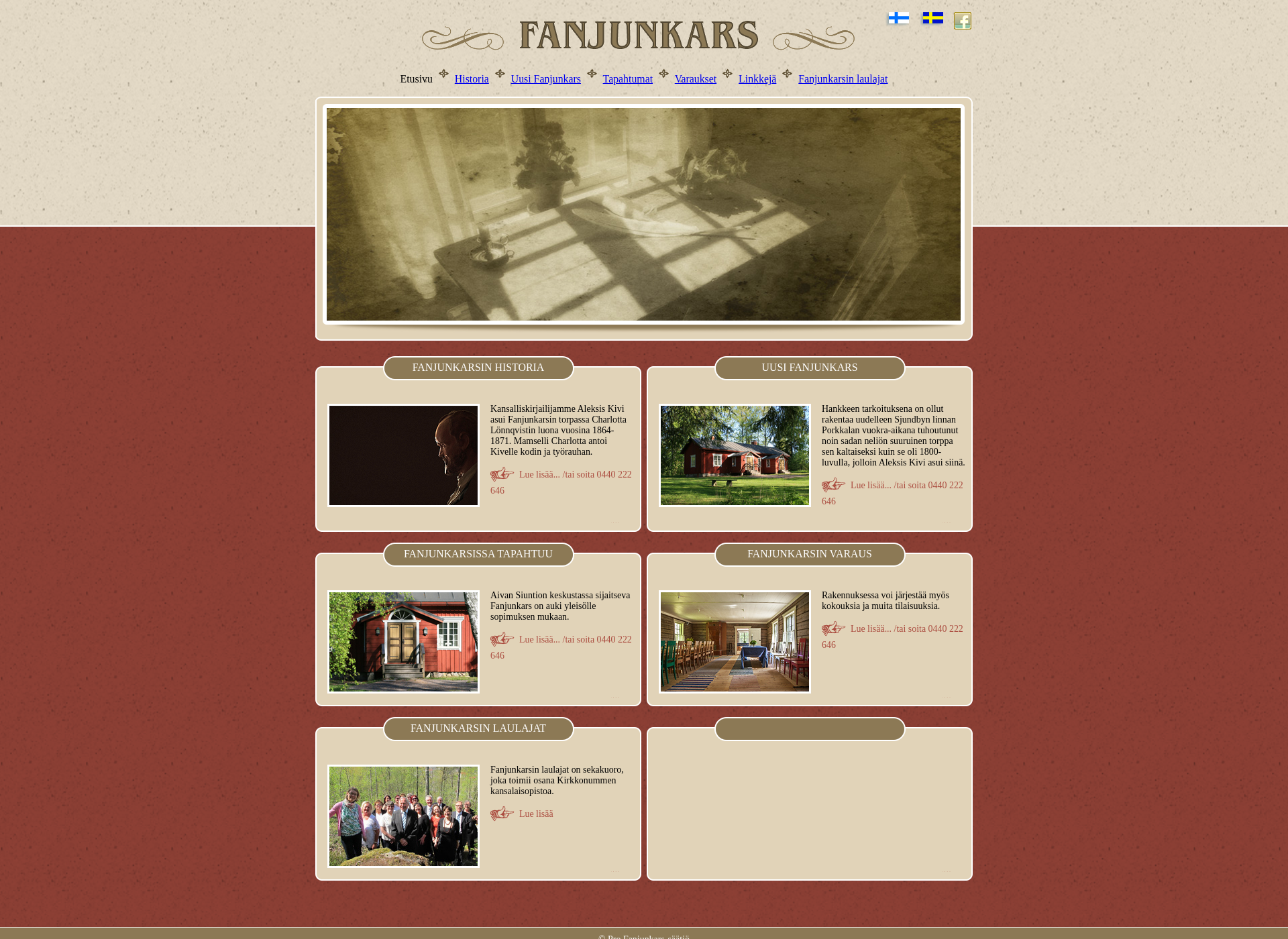 Screenshot for fanjunkars.fi