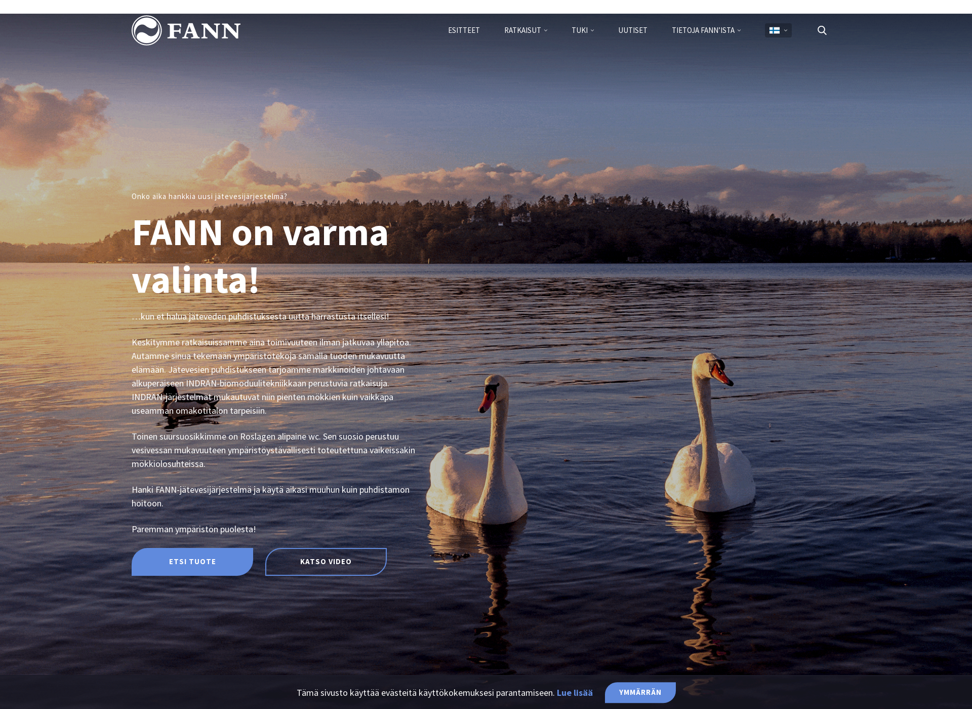 Screenshot for fann-suomi.fi