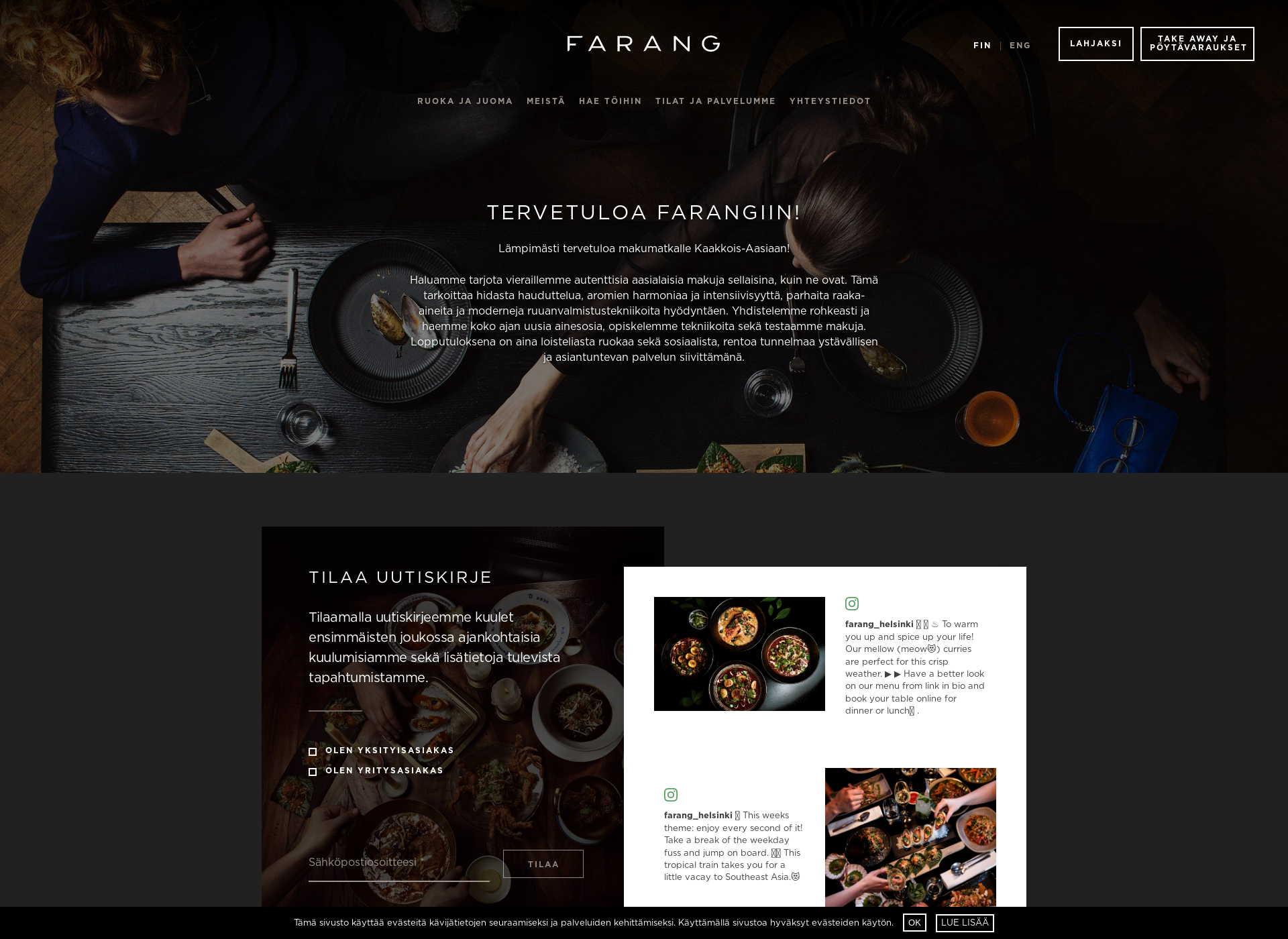 Screenshot for farang.fi
