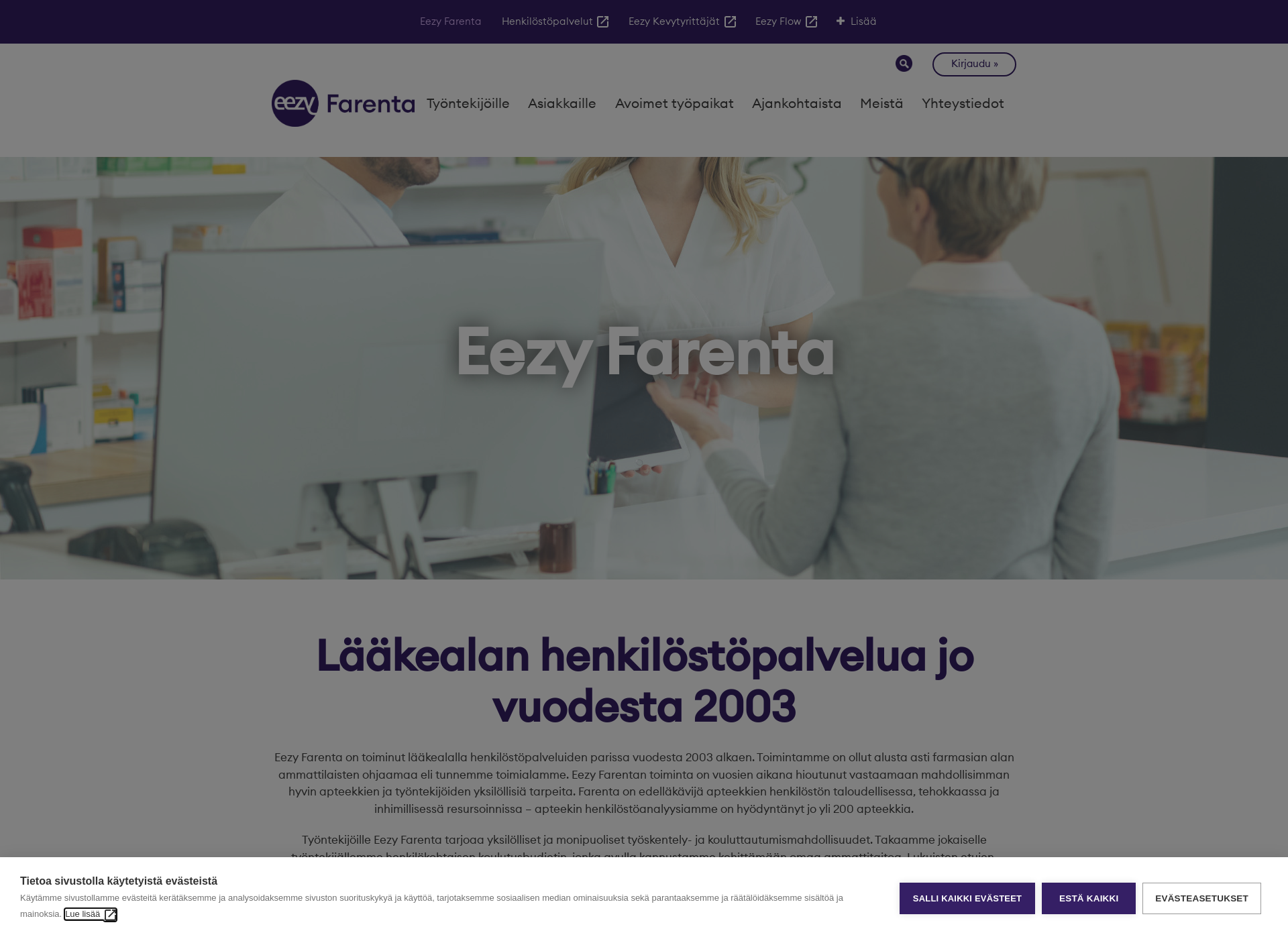 Näyttökuva farentaverkko.fi