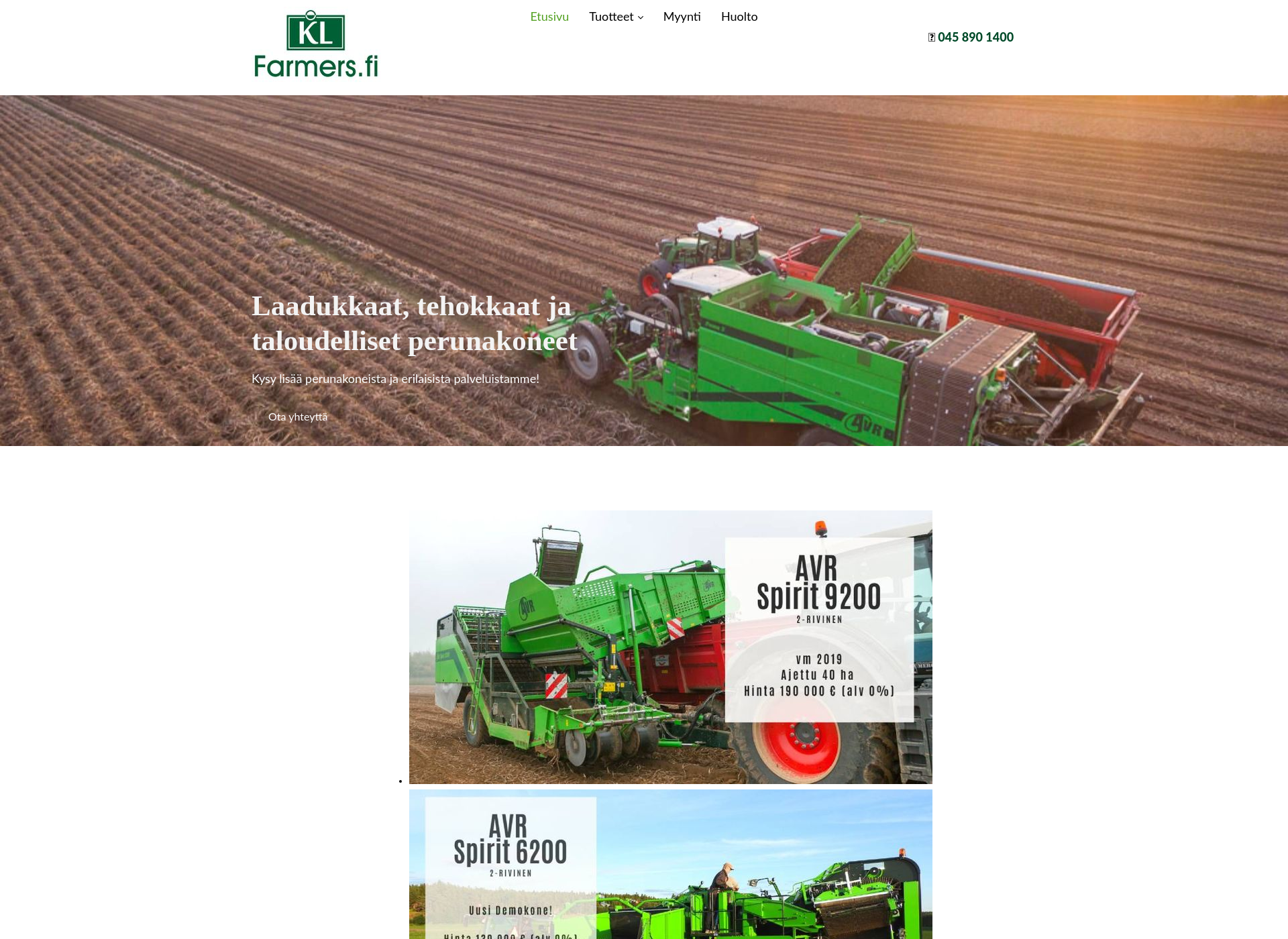 Screenshot for farmers.fi