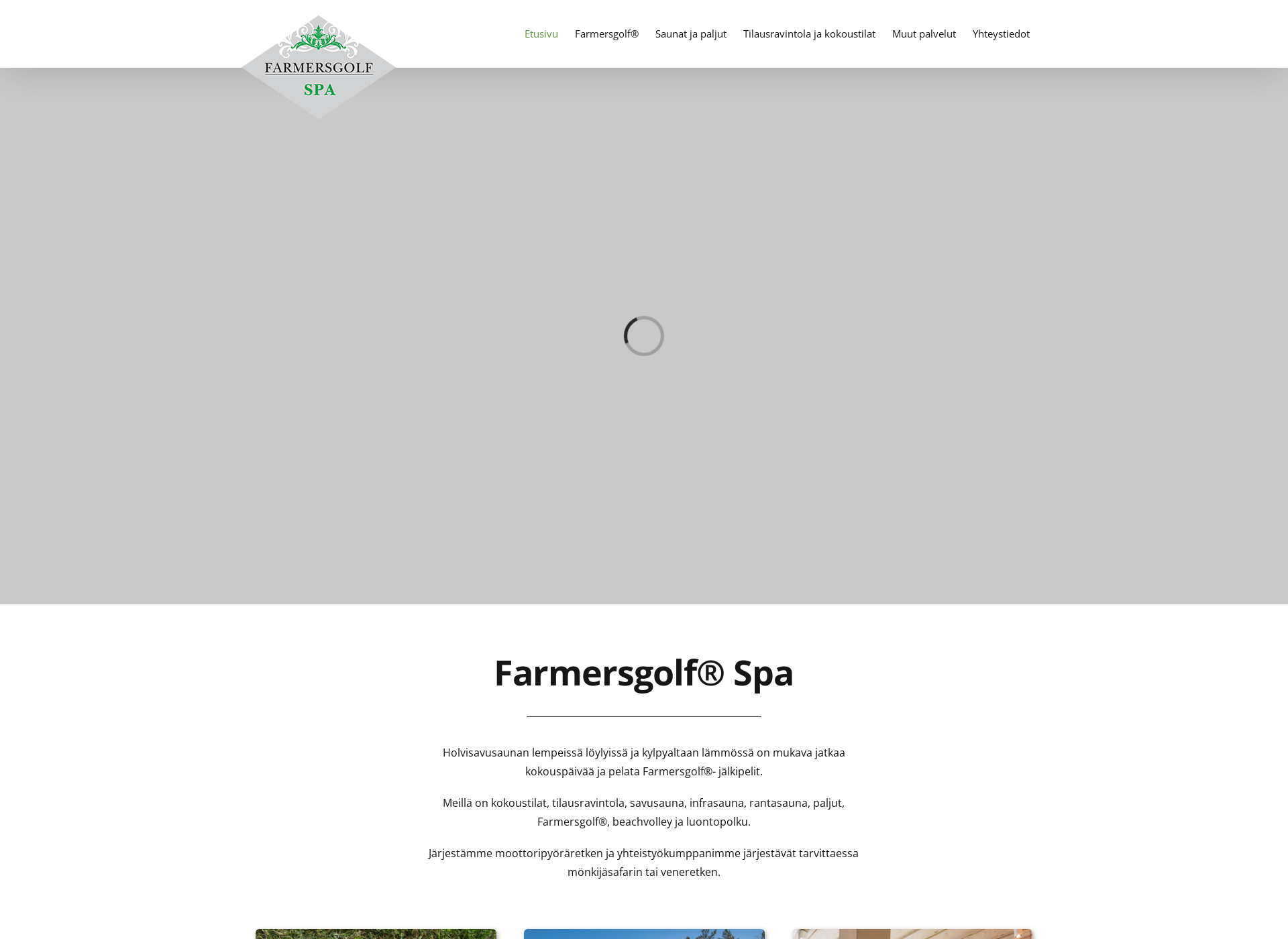 Skärmdump för farmersgolf.fi