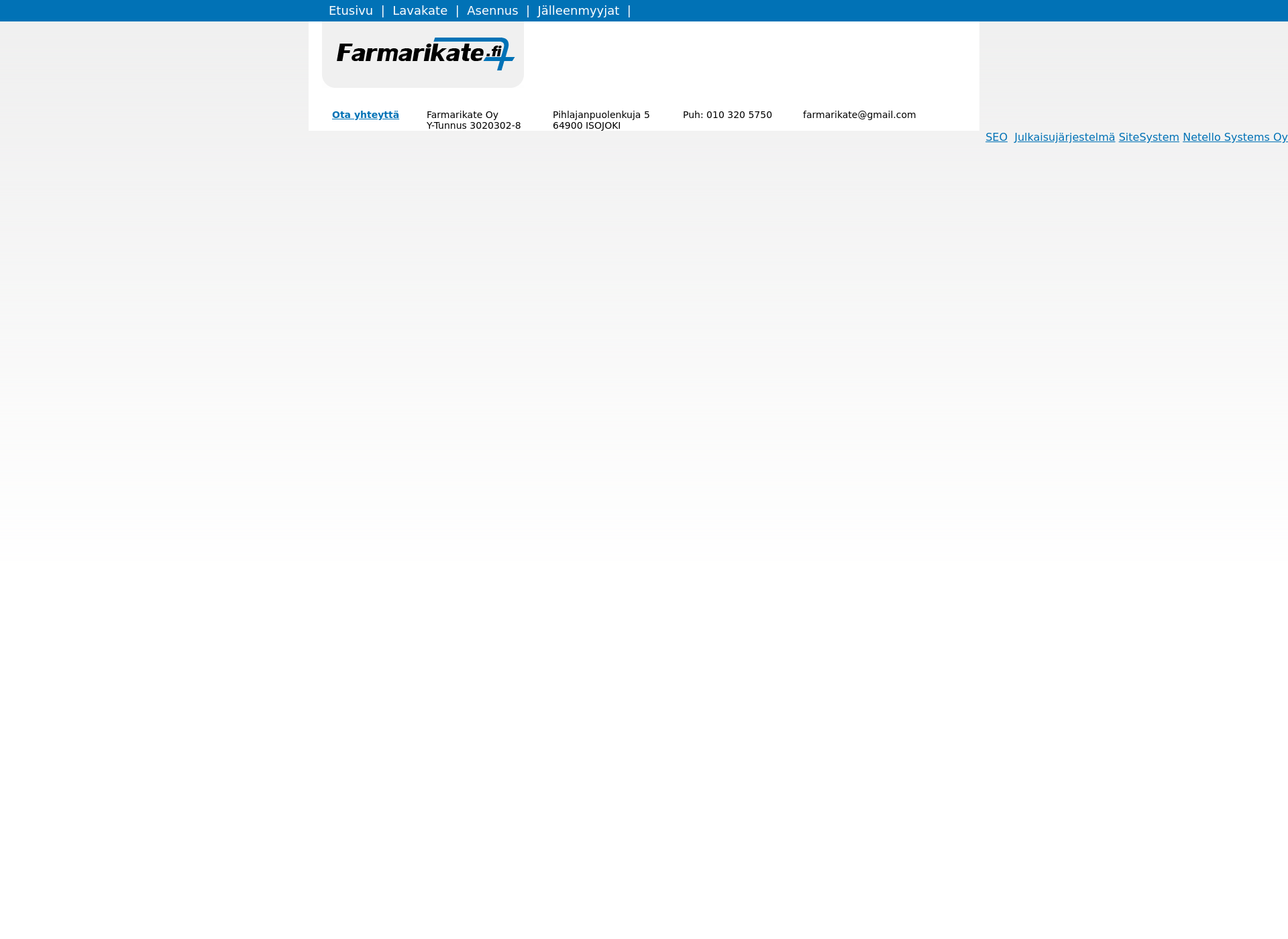 Screenshot for farmikate.fi