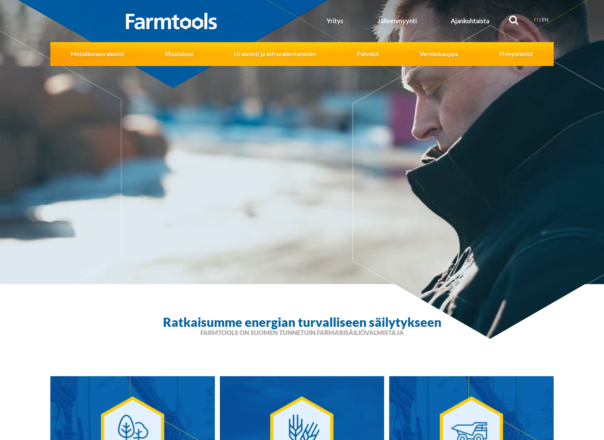 Skärmdump för farmtools.fi