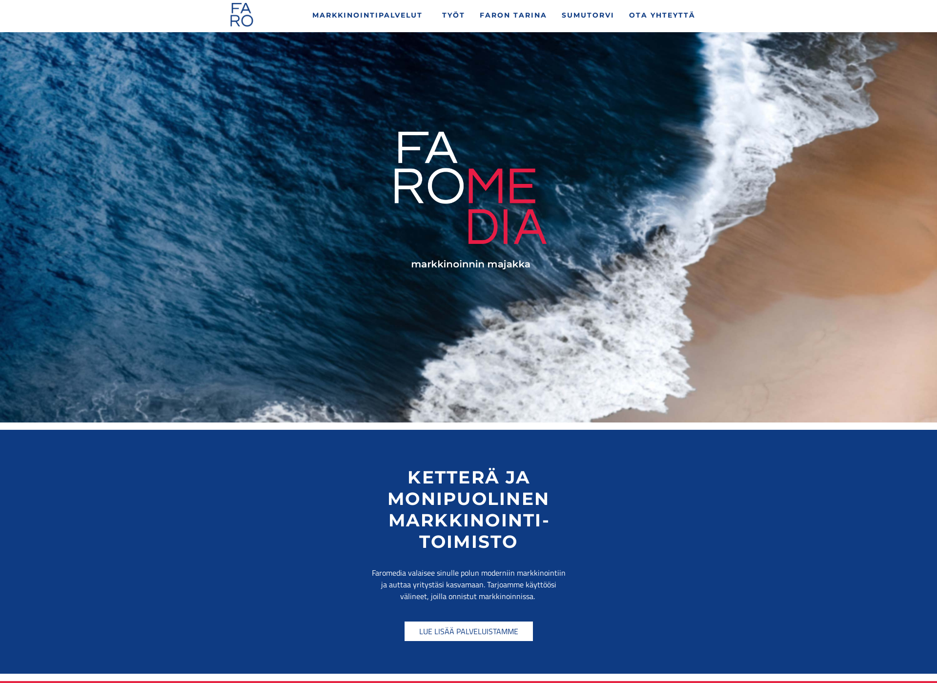 Screenshot for faromedia.fi