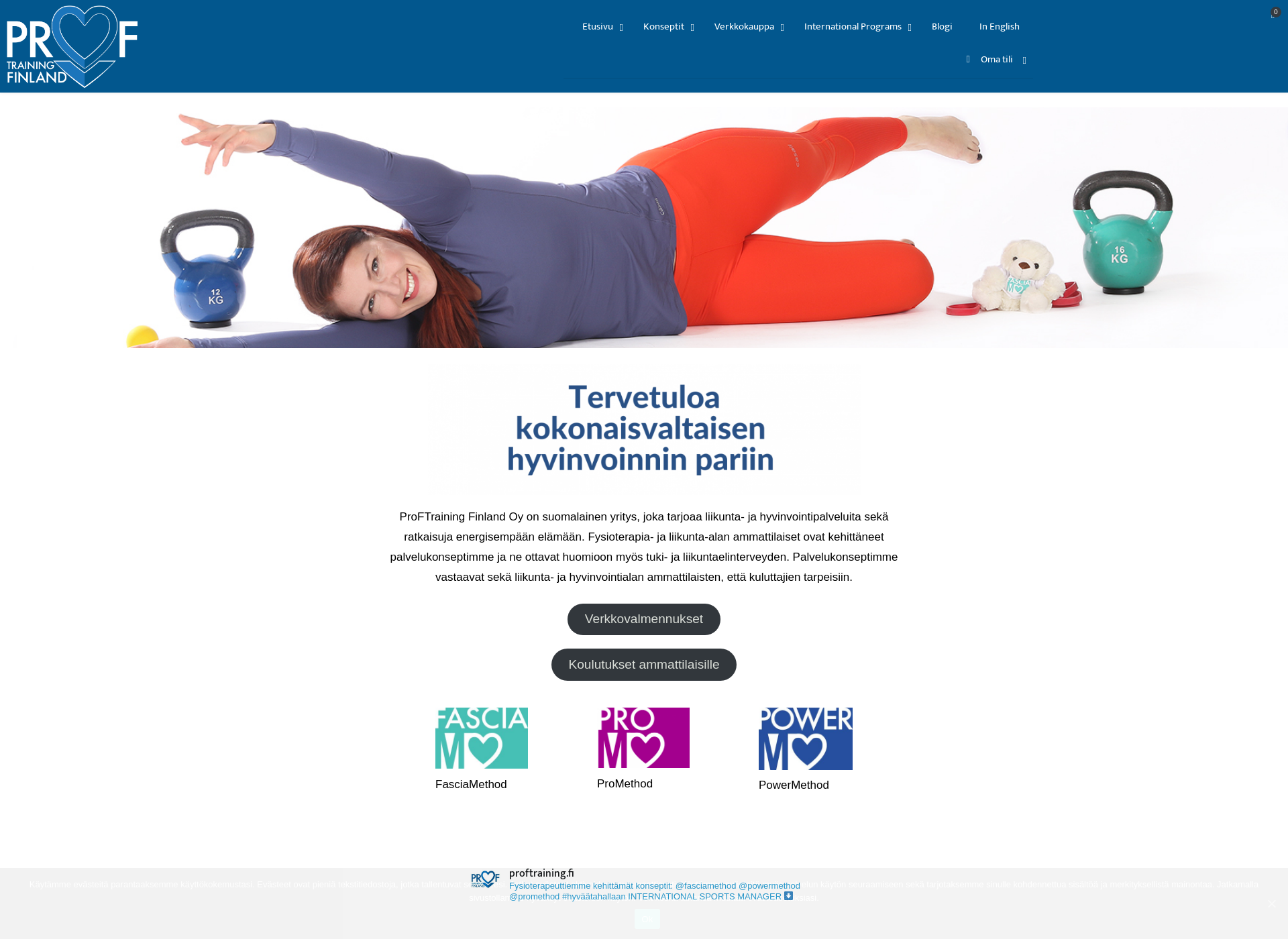 Screenshot for fasciamethod.fi