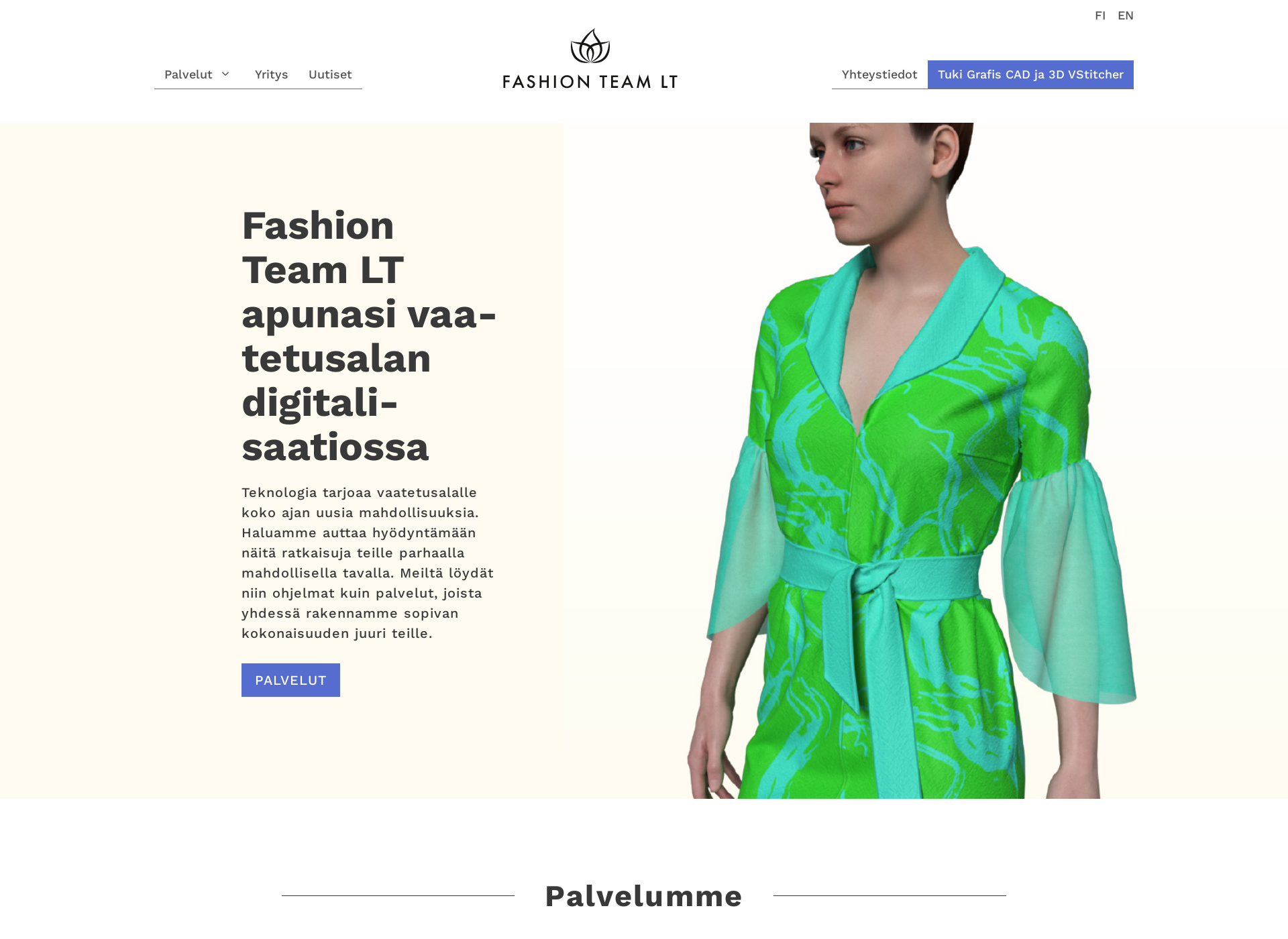 Screenshot for fashionteamlt.fi