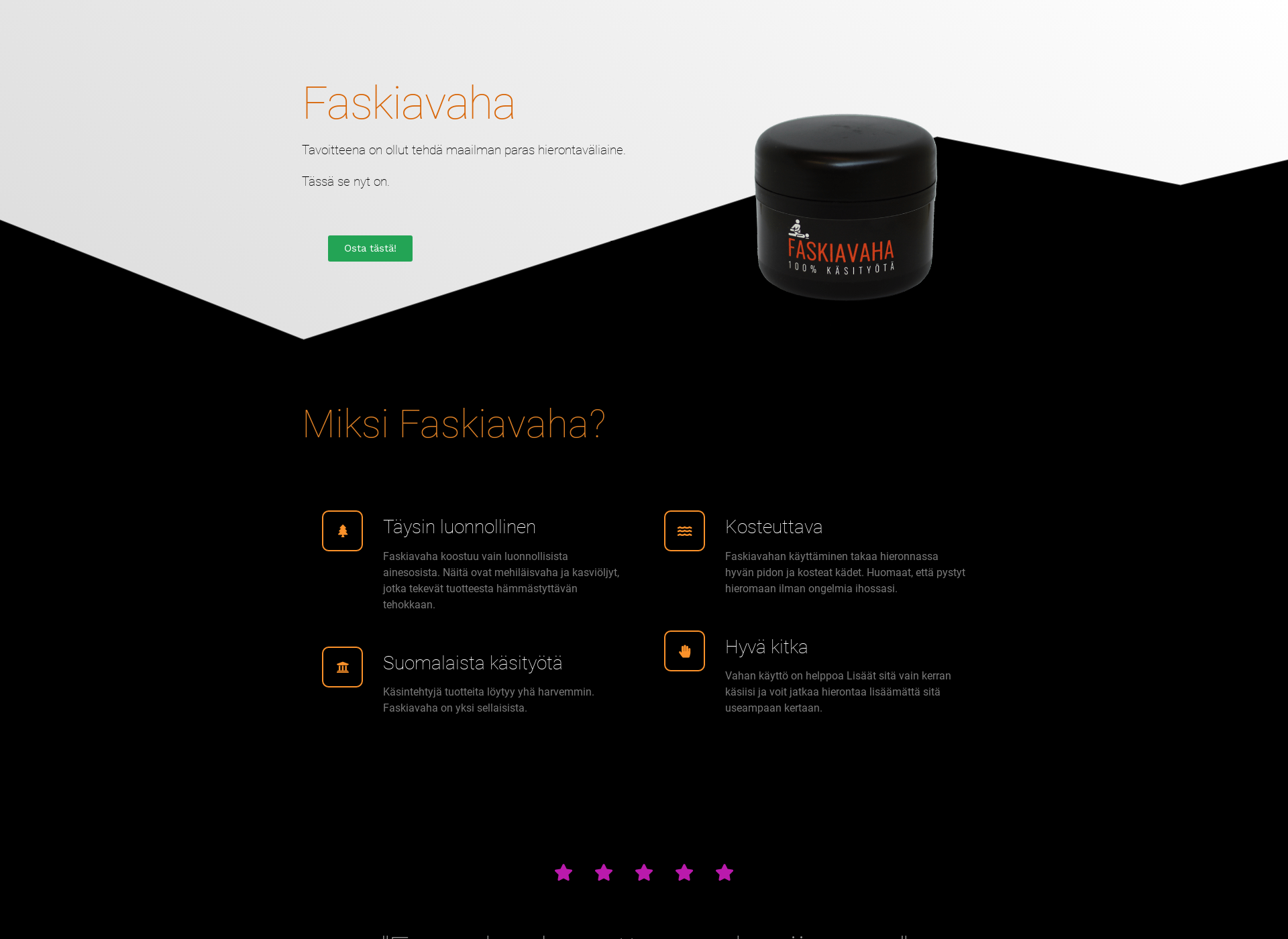 Screenshot for faskiavaha.fi