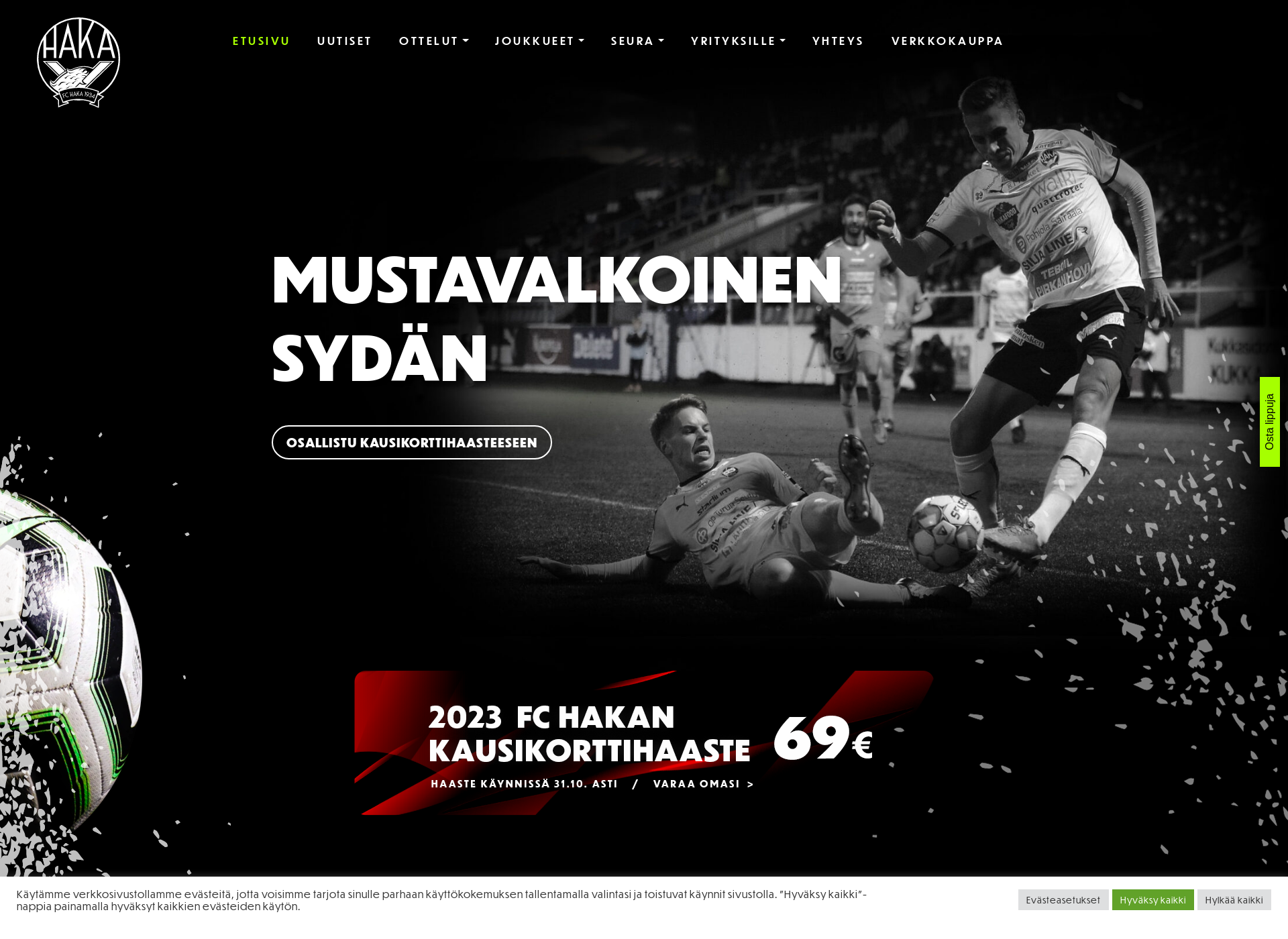 Skärmdump för fchaka.fi