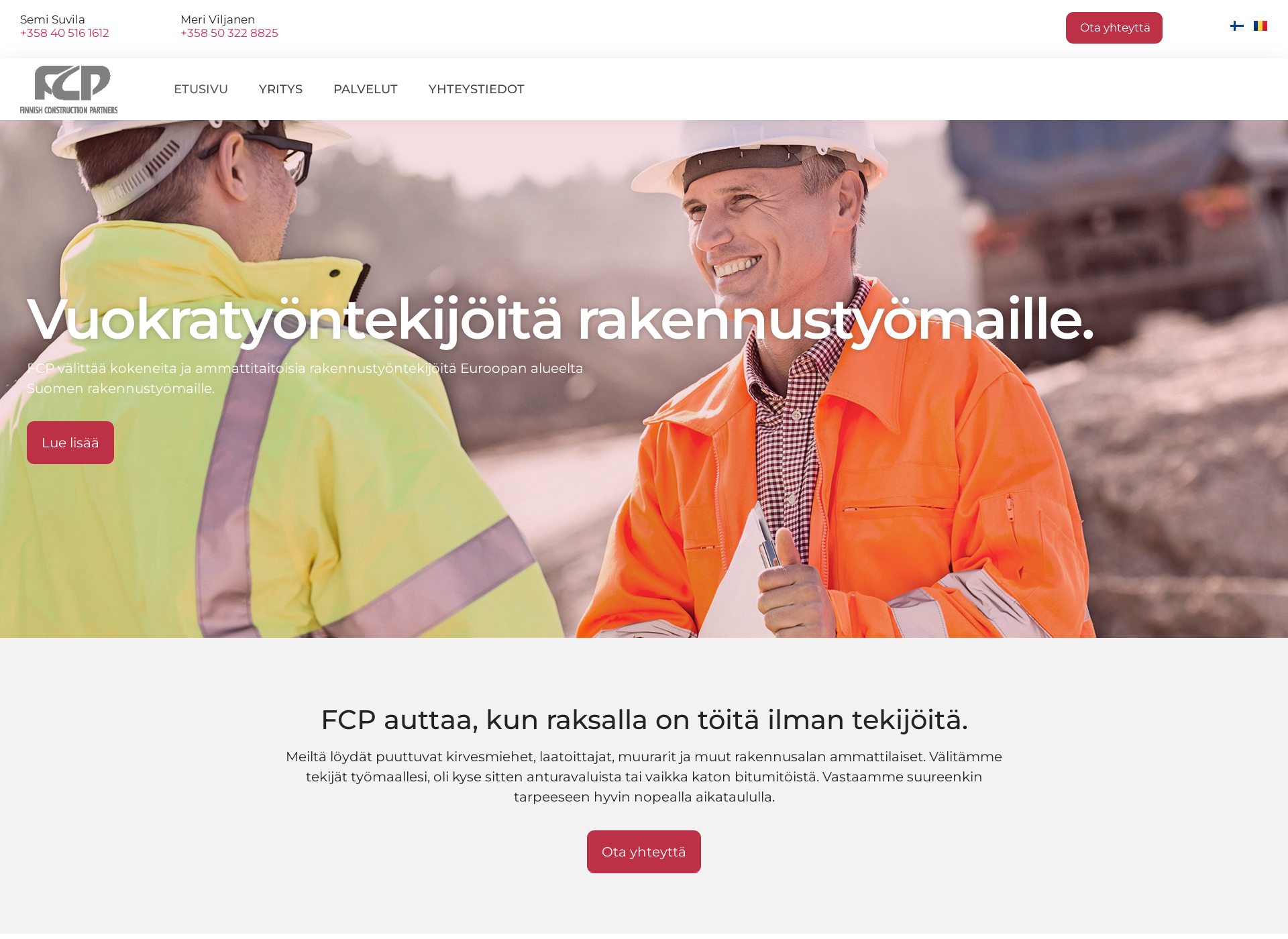 Screenshot for fcp.fi