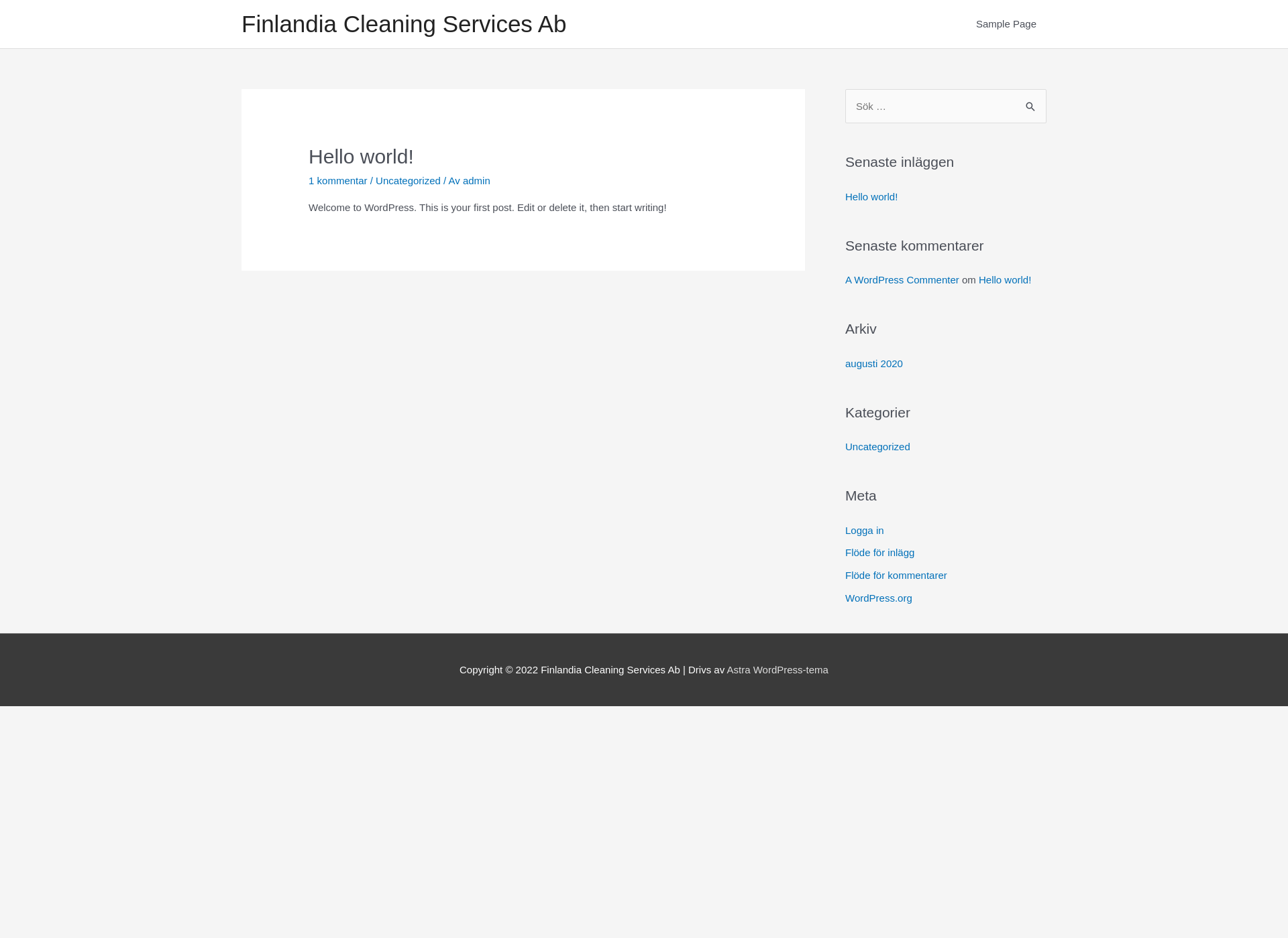 Screenshot for fcscleaning.fi