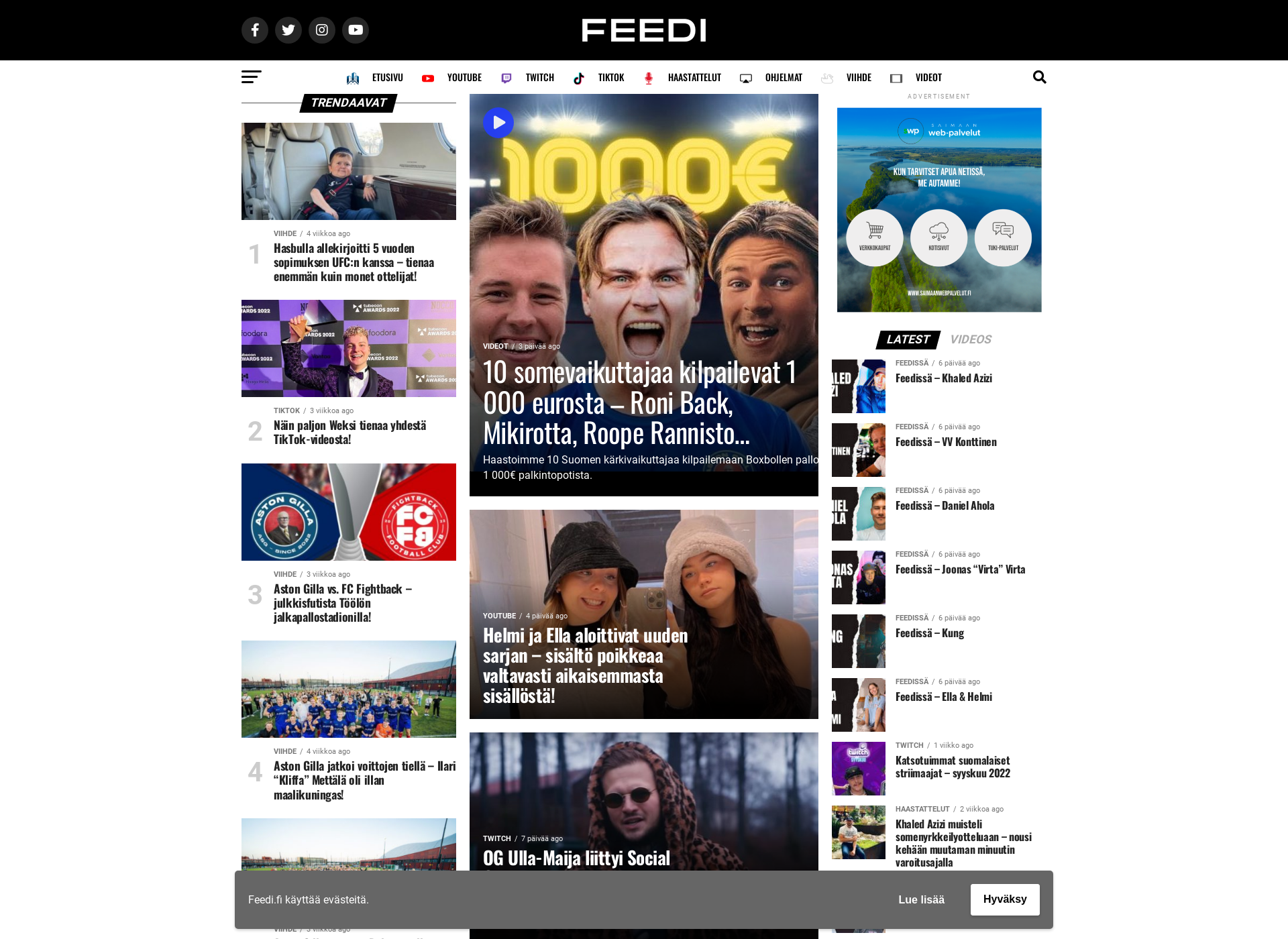 Screenshot for feedi.fi