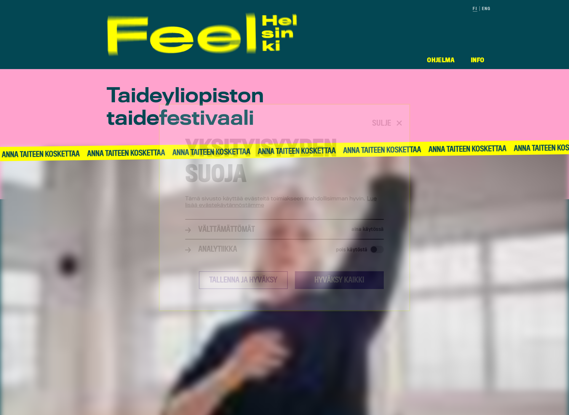 Screenshot for feelfestival.fi