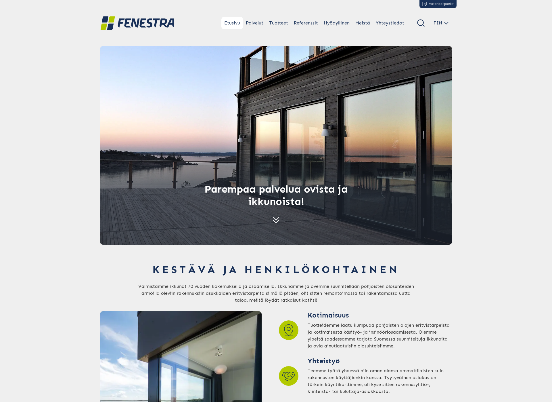 Screenshot for fenestra.fi