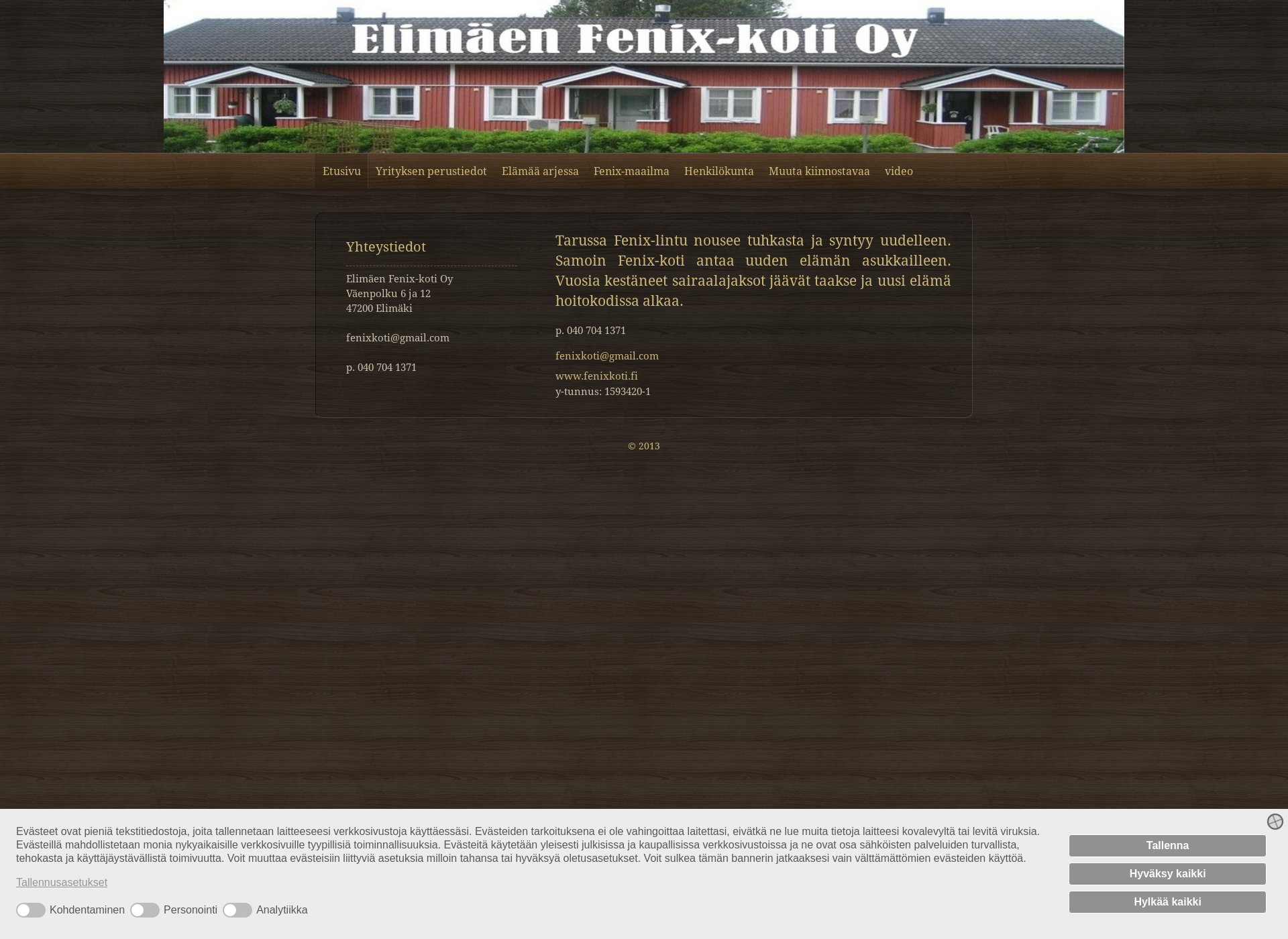 Screenshot for fenixkoti.fi