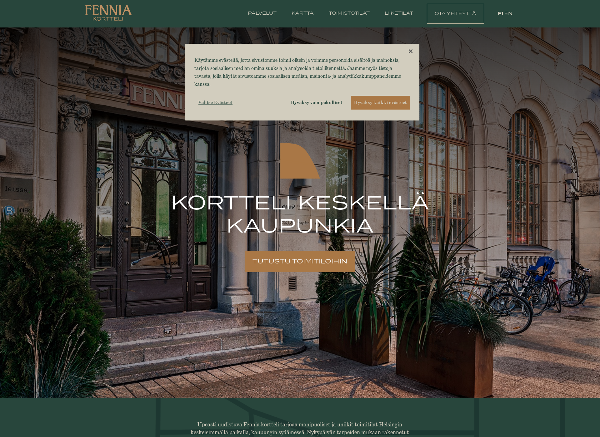 Screenshot for fenniakortteli.fi