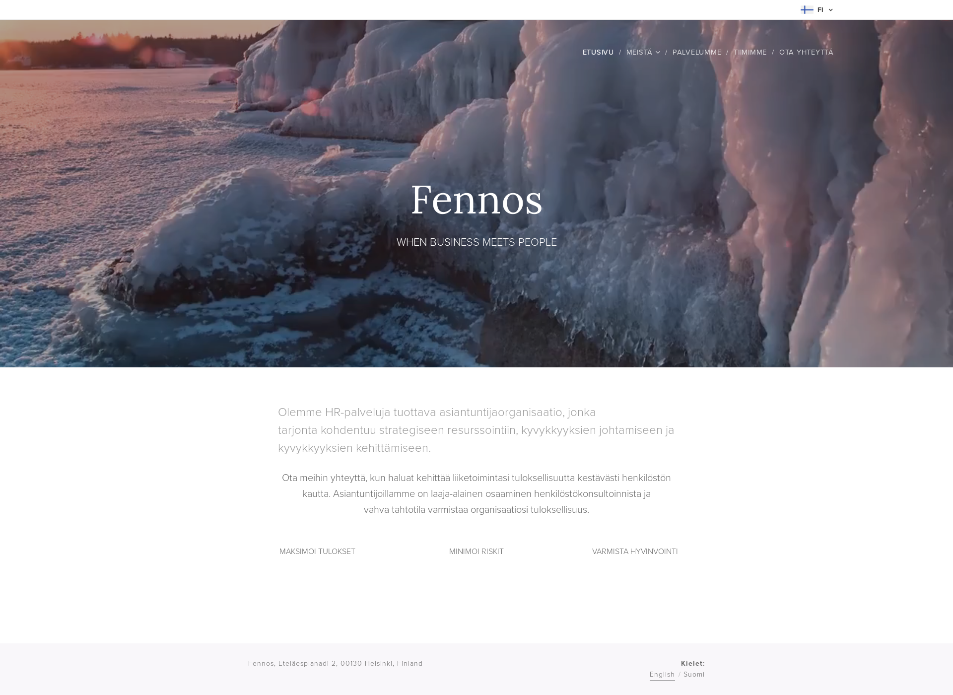 Screenshot for fennos.com