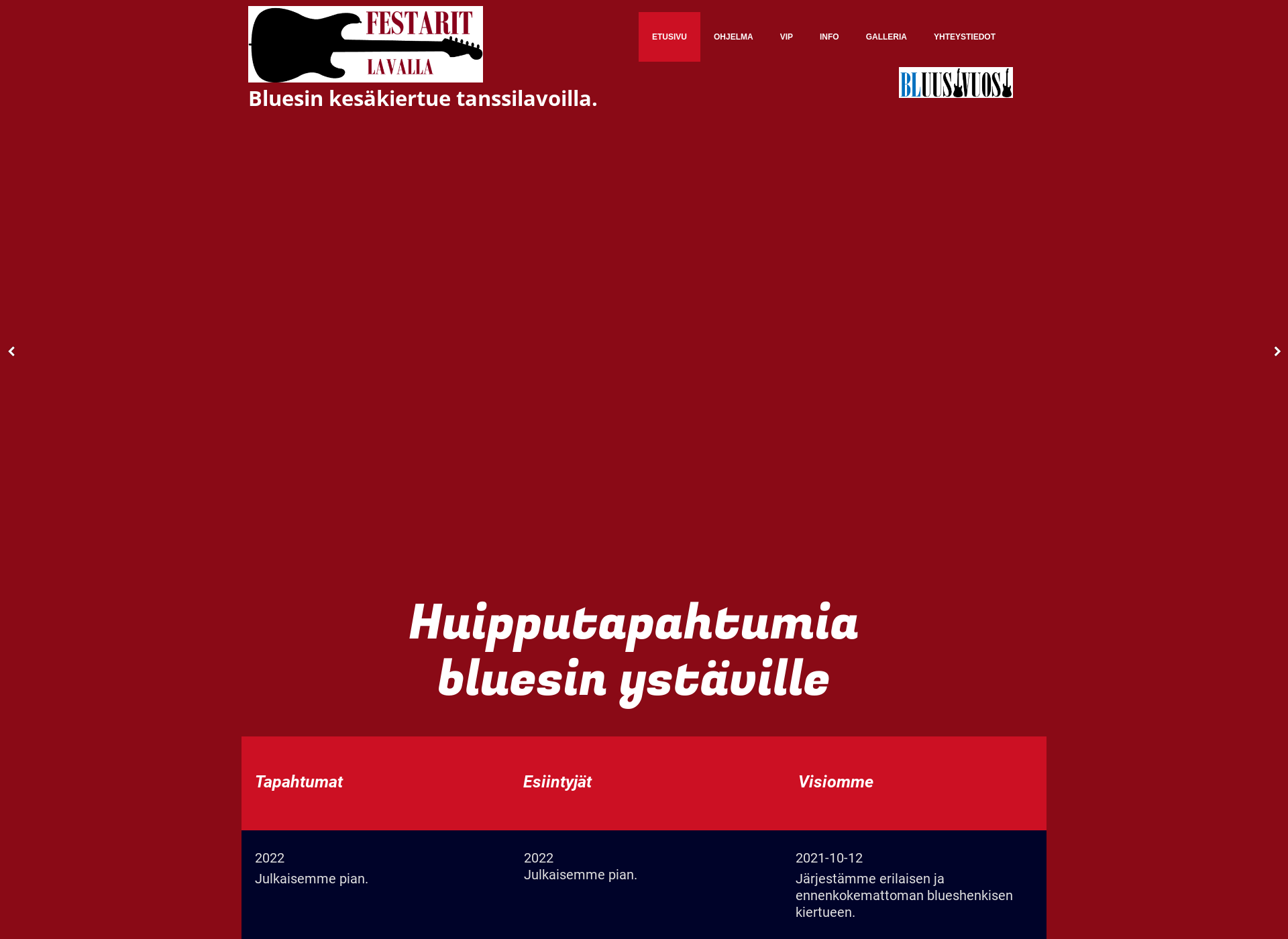 Screenshot for festaritlavalla.fi