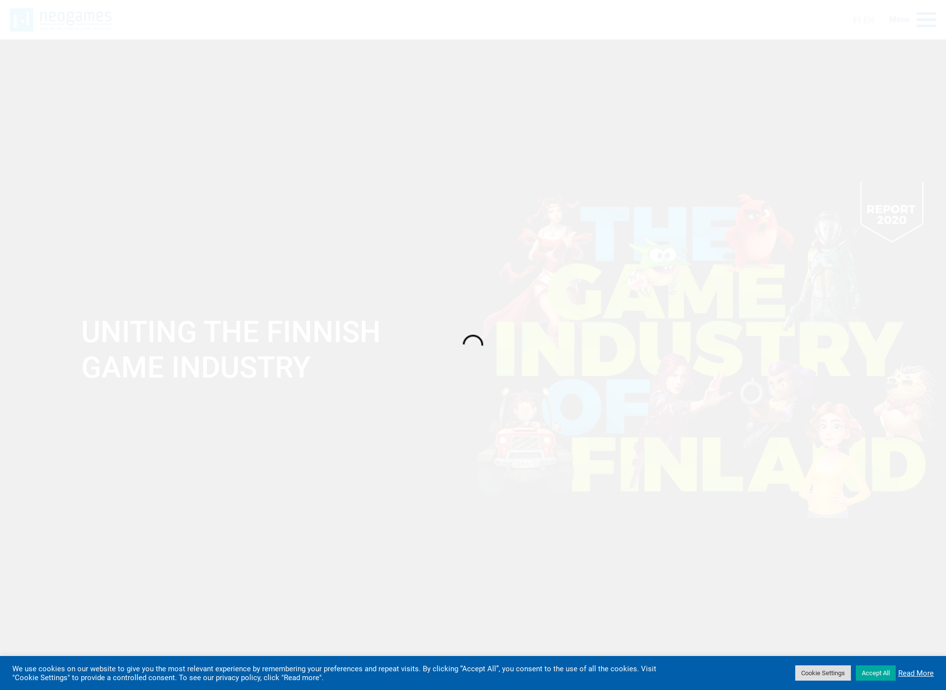 Skärmdump för fgir.fi