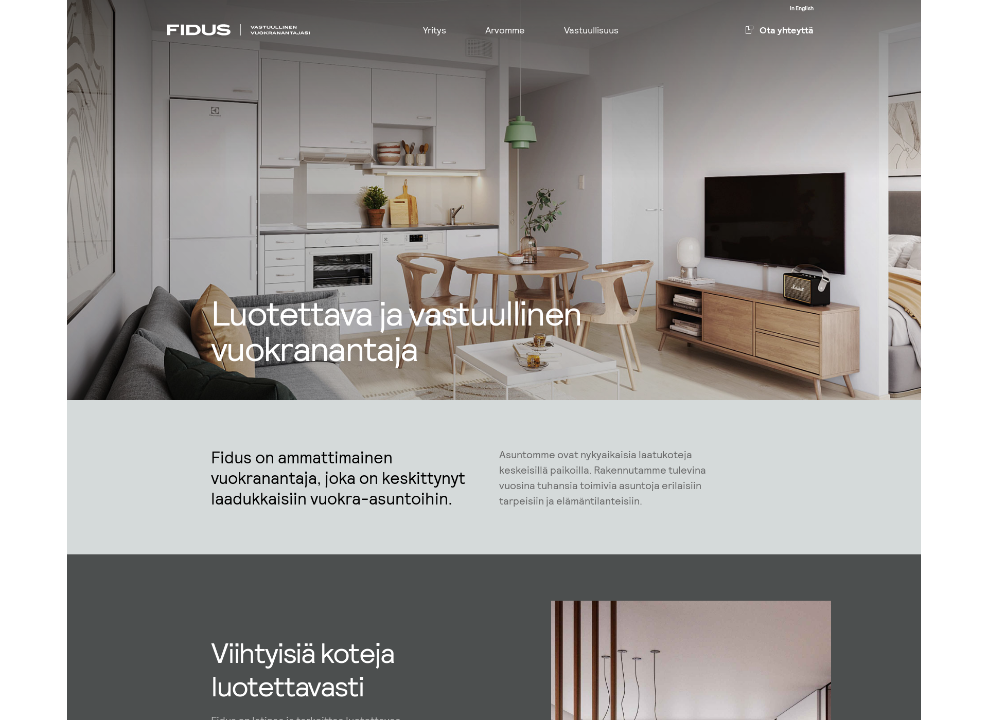 Skärmdump för fidus.fi