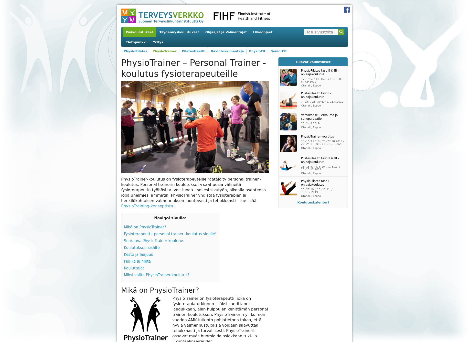 Screenshot for fifh.fi