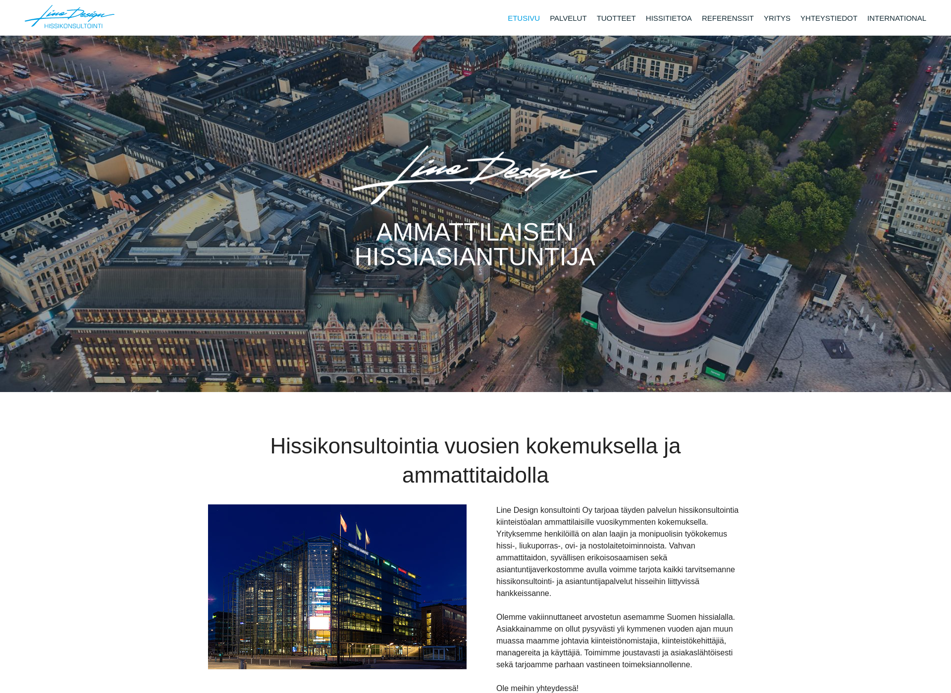 Skärmdump för fiksuhissi.fi
