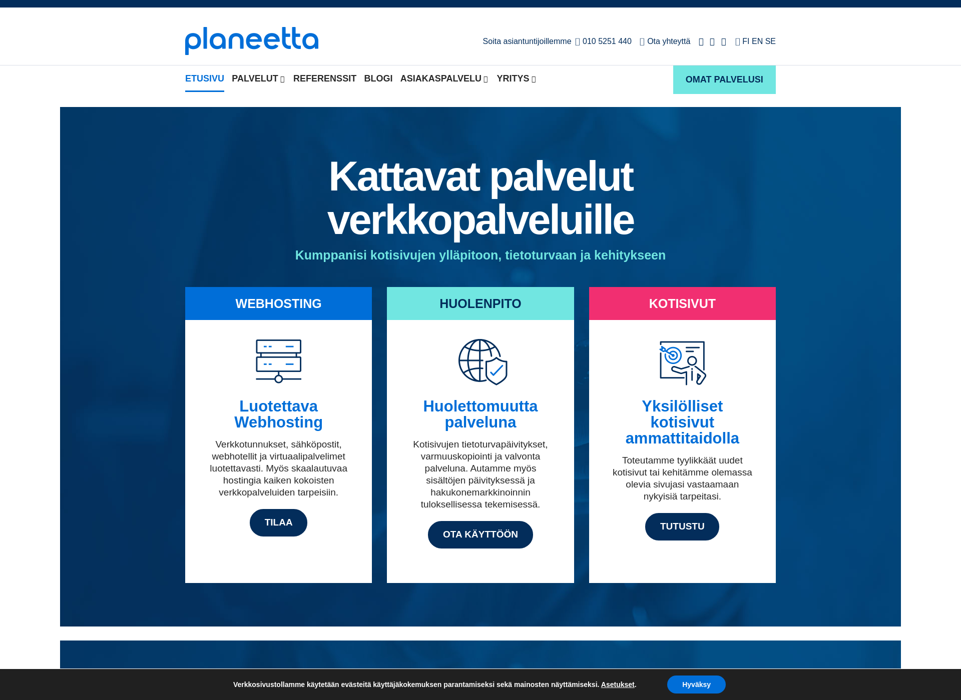 Screenshot for fiksupirkanmaa.fi