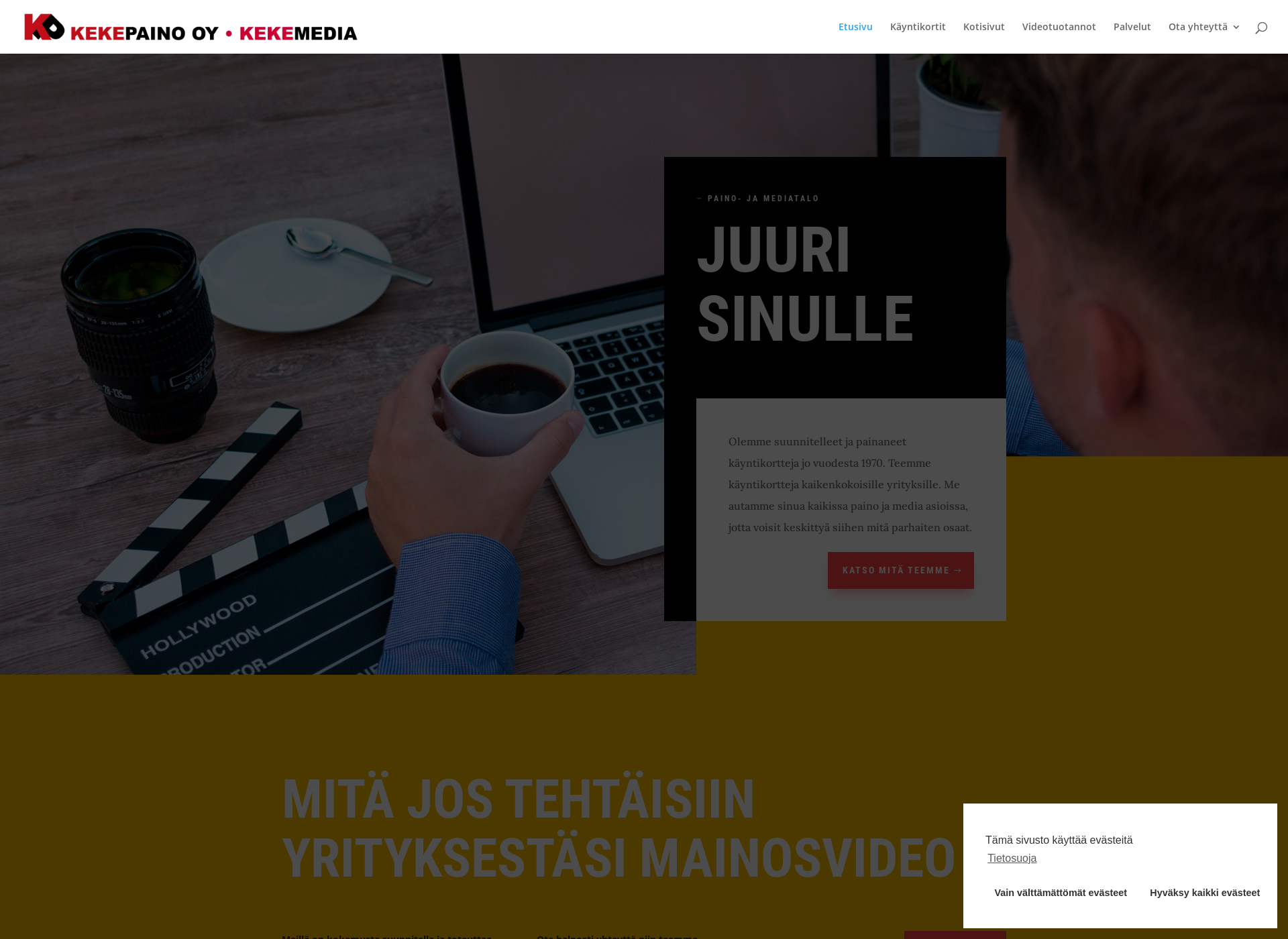Screenshot for filminurkka.fi